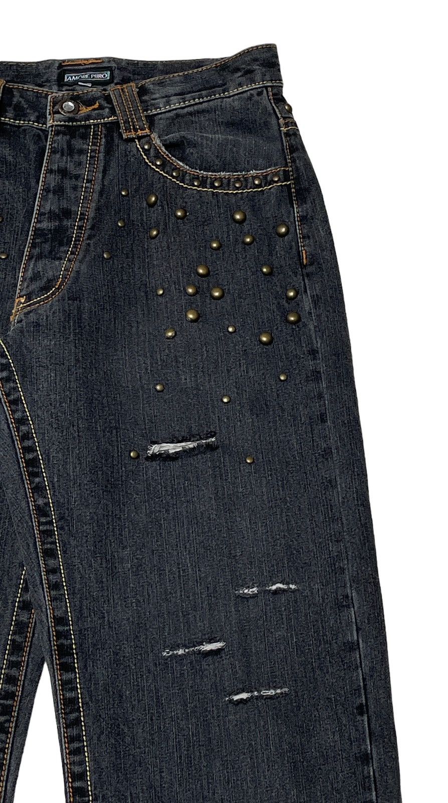 Japanese Brand × Vintage Vintage Japanese Brand Amore Puro Jeans 1990s Size US 27 - 4 Thumbnail