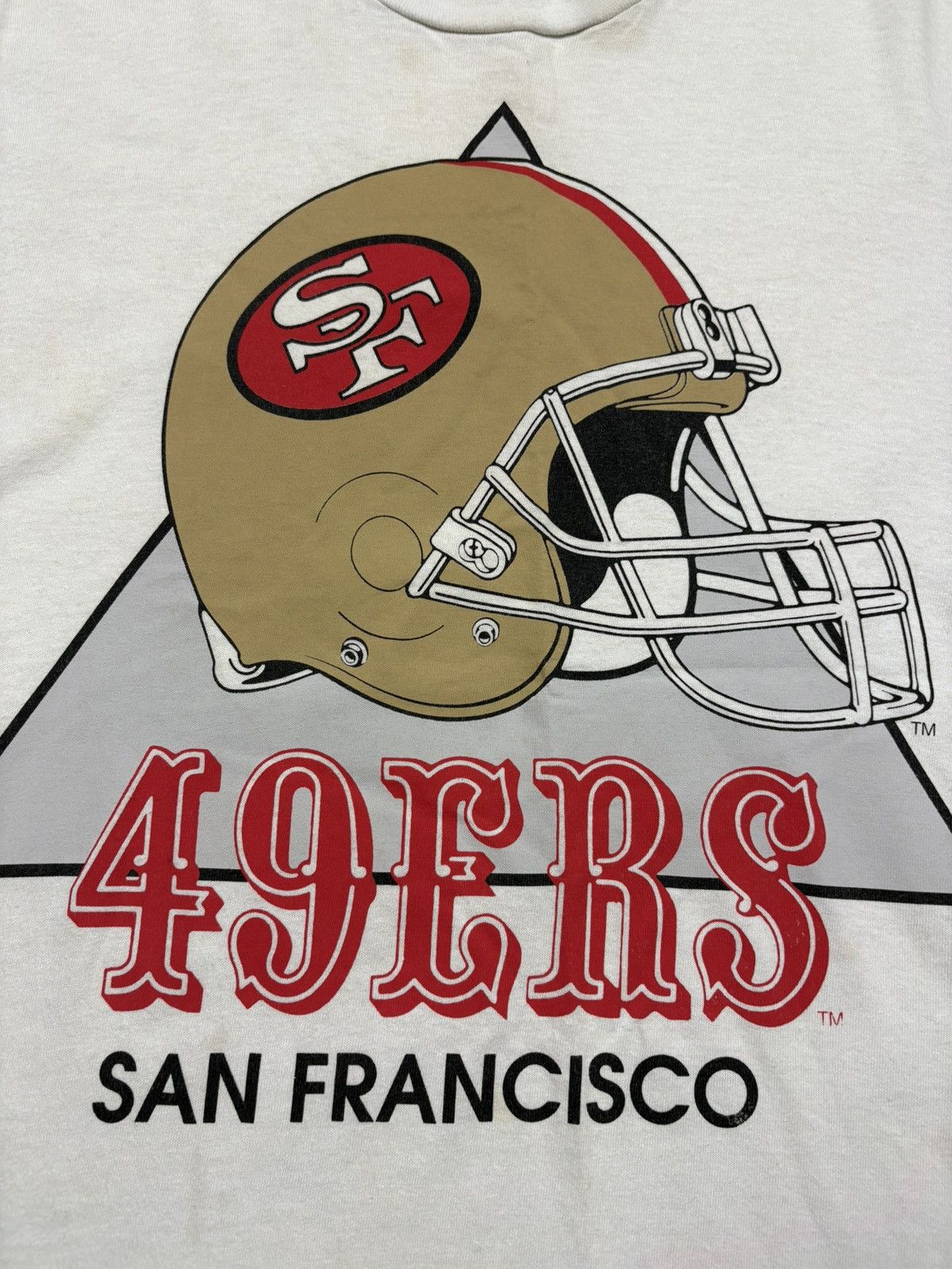NFL 1990s San Francisco 49ers NFL Double Sided Tee Vintage Rare Size US L / EU 52-54 / 3 - 6 Thumbnail