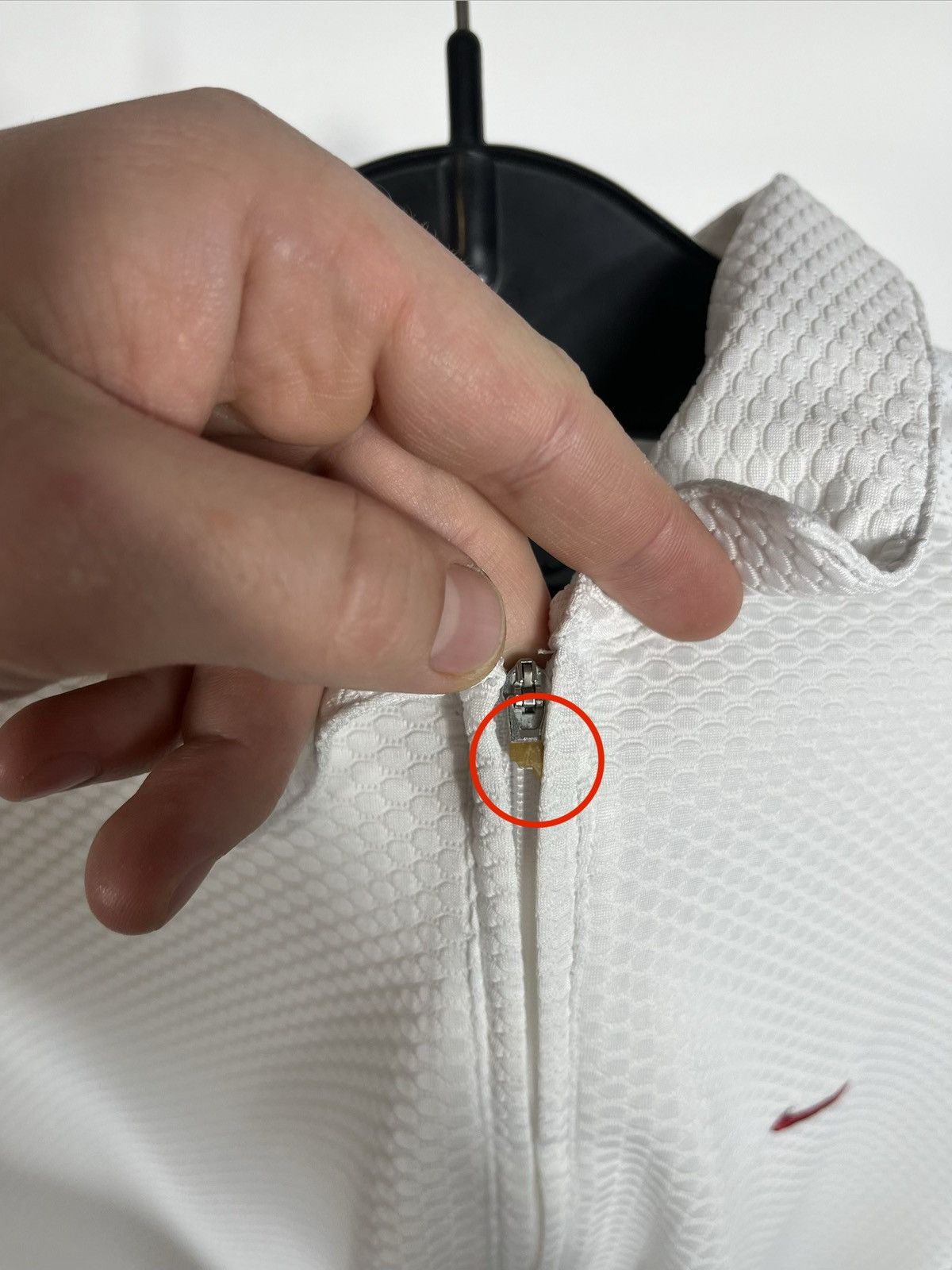 Nike Nike Sphere White Tennis Zip Polo Shirt Size L Size US L / EU 52-54 / 3 - 11 Thumbnail