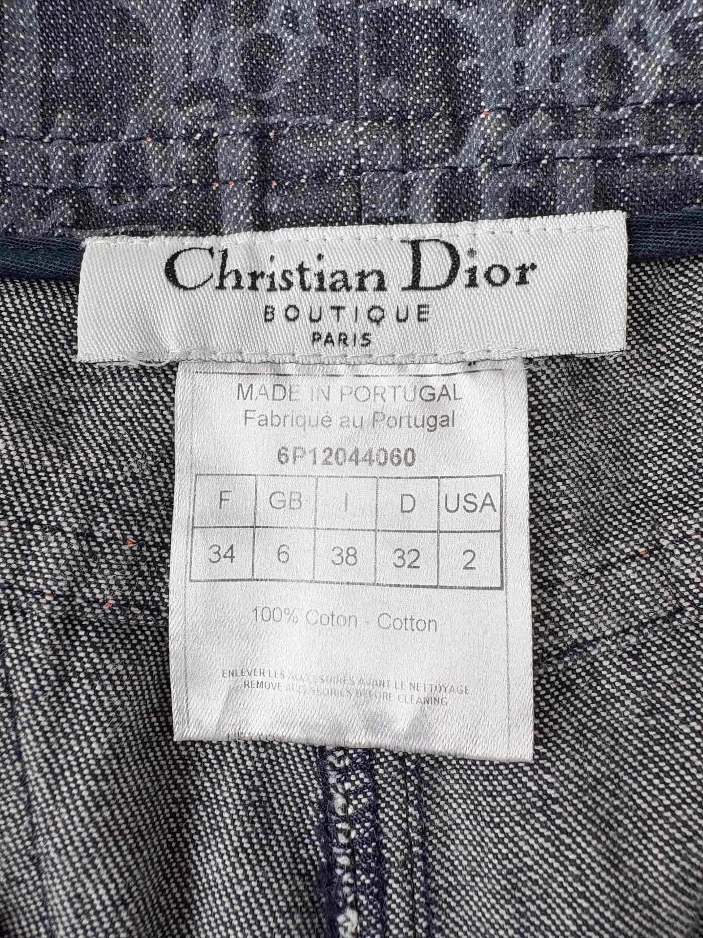 Dior Dior Oblique blue orange low-rise 34 jeans Size 25" / US 0 / IT 36 - 9 Thumbnail