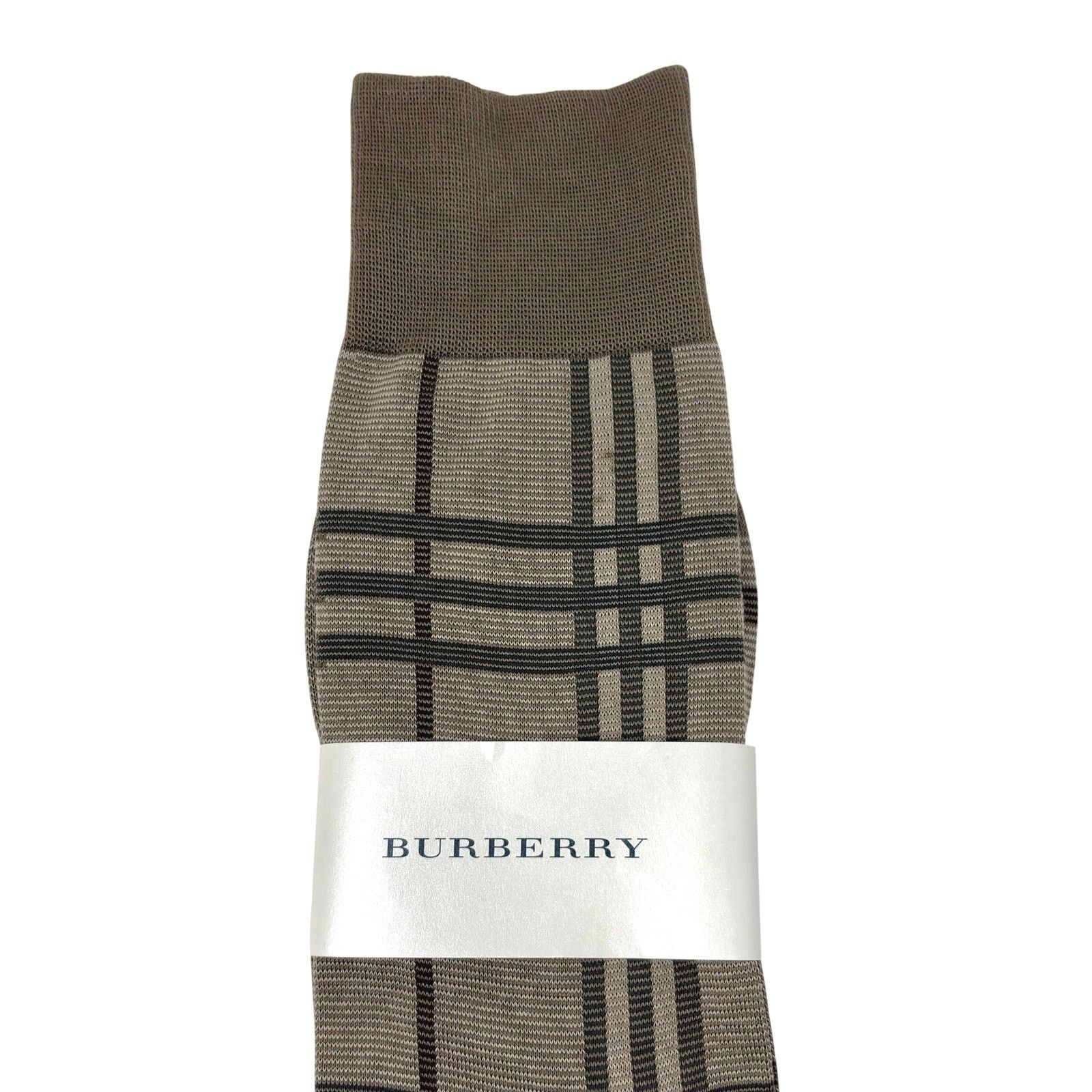 Burberry Burberry Nova Brown Dress Socks Size ONE SIZE - 2 Thumbnail