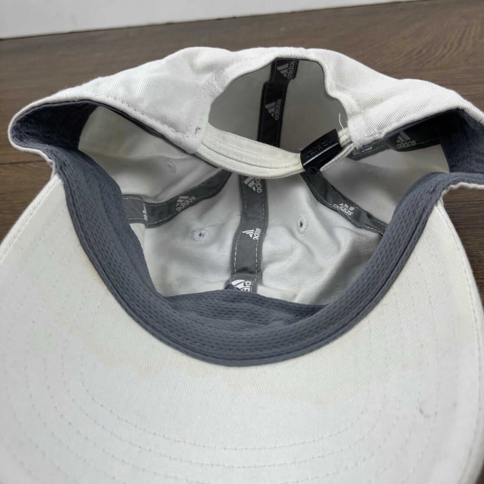 Adidas Adidas Athletic Hat Adidas Cap Baseball White Hat Adjustable Size ONE SIZE - 19 Thumbnail