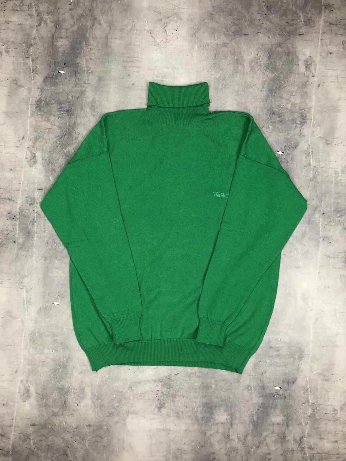 Versace × Vintage vintage versace jeans couture Wool turtleneck sweater men Size US M / EU 48-50 / 2 - 2 Thumbnail