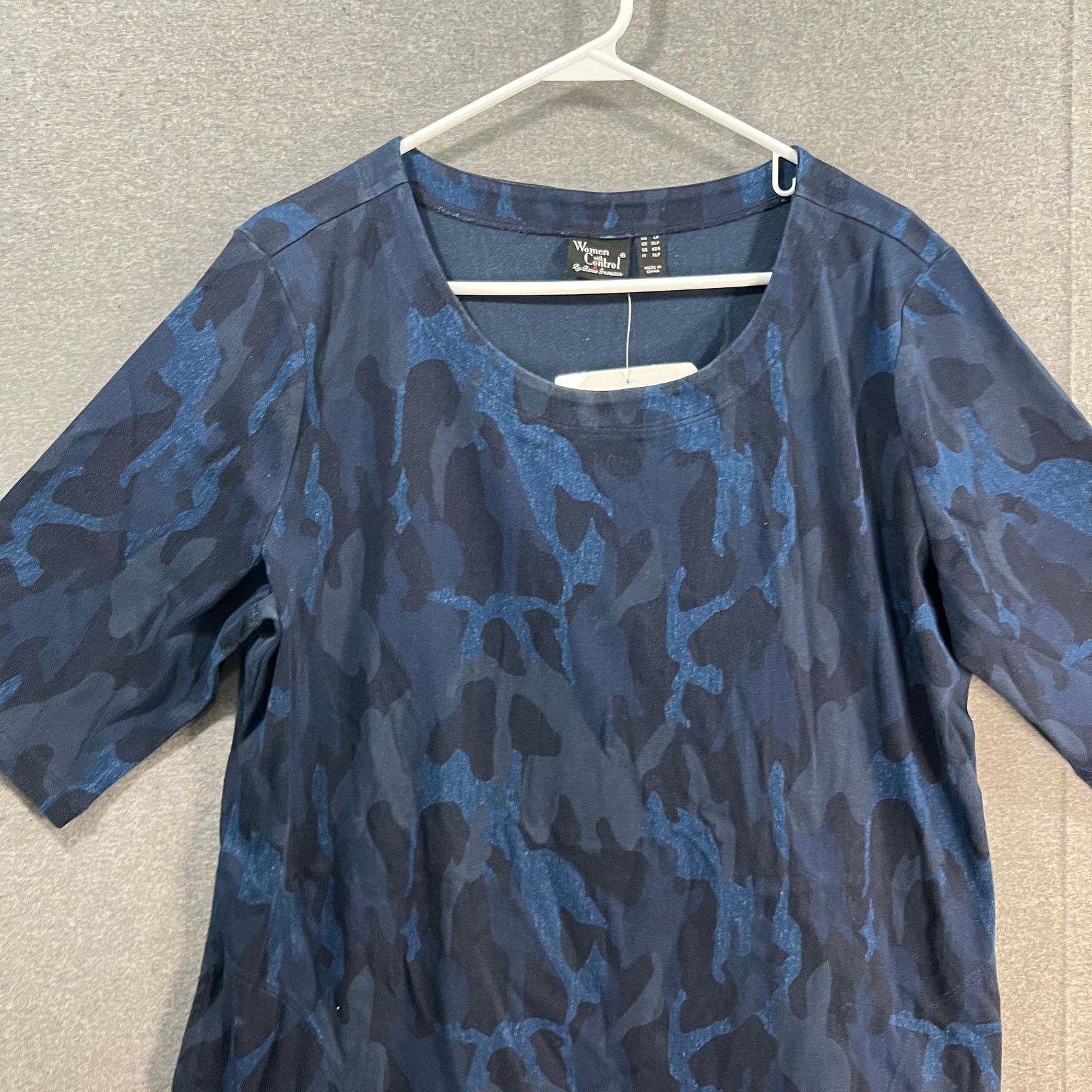 Other Women with Control Prime Stretch Denim 2 Shift Print Dress Size L / US 10 / IT 46 - 5 Thumbnail