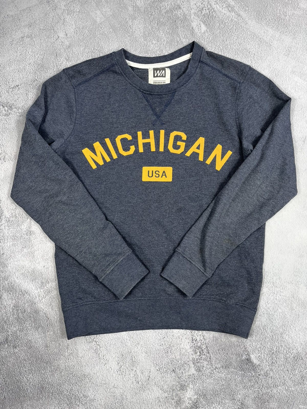 Japanese Brand × Vintage Vintage Y2K Michigan streetwear biglogo sweatshirt size Xs Size US XS / EU 42 / 0 - 5 Thumbnail
