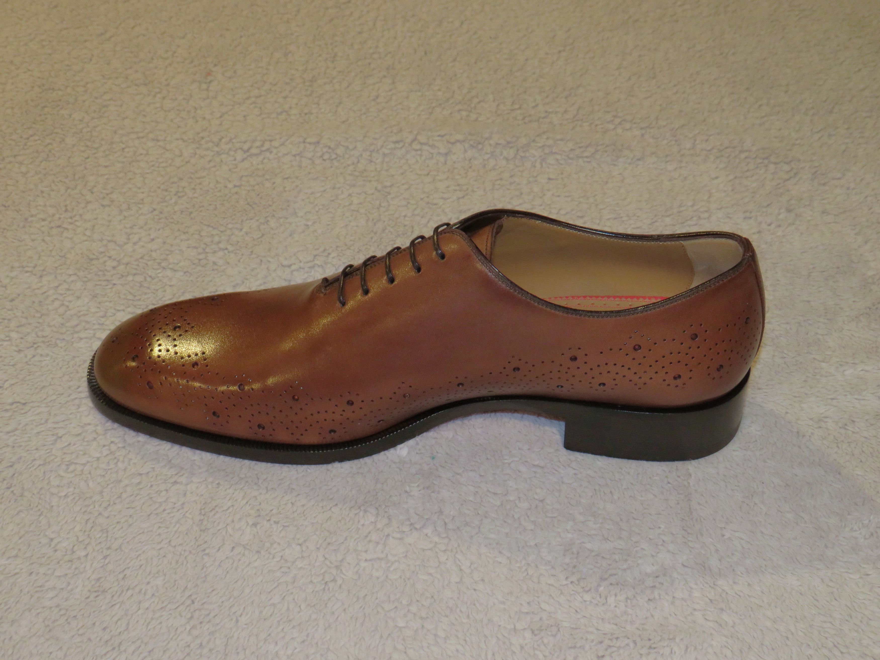 Christian Louboutin Corteobello Havane Medallion Red Bottom Oxford US 13 NWB Size US 13 / EU 46 - 3 Thumbnail