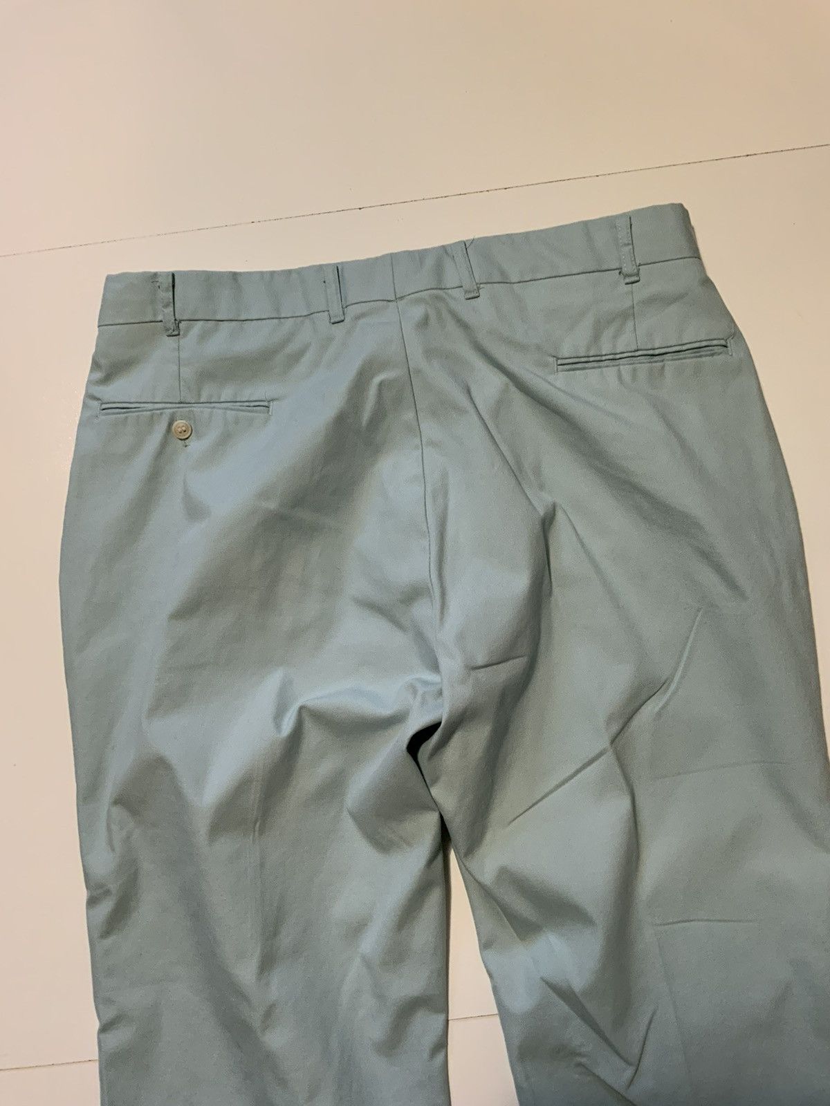 Vintage VTG 80s On Course Wide Leg Golf YKK Zipper Chino Work Pants Size US 36 / EU 52 - 11 Thumbnail
