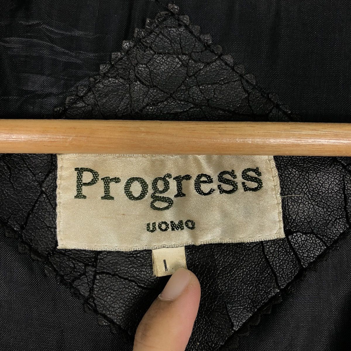 Japanese Brand 🔥Vintage Biker Genuine Leather Jacket Progress Uomo Japan Size US L / EU 52-54 / 3 - 16 Thumbnail