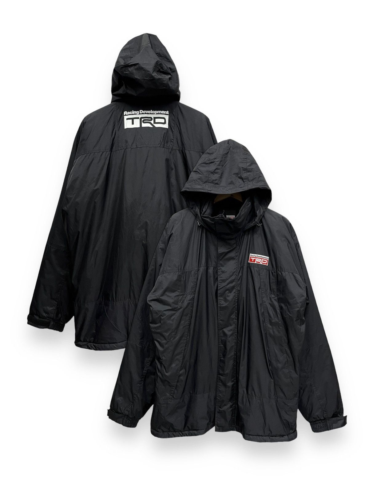 Japanese Brand × Vintage Vintage 90’s TOYOTA TECHNOCRAFT TRD RACING JPN Winter Jacket Size US L / EU 52-54 / 3 - 1 Thumbnail