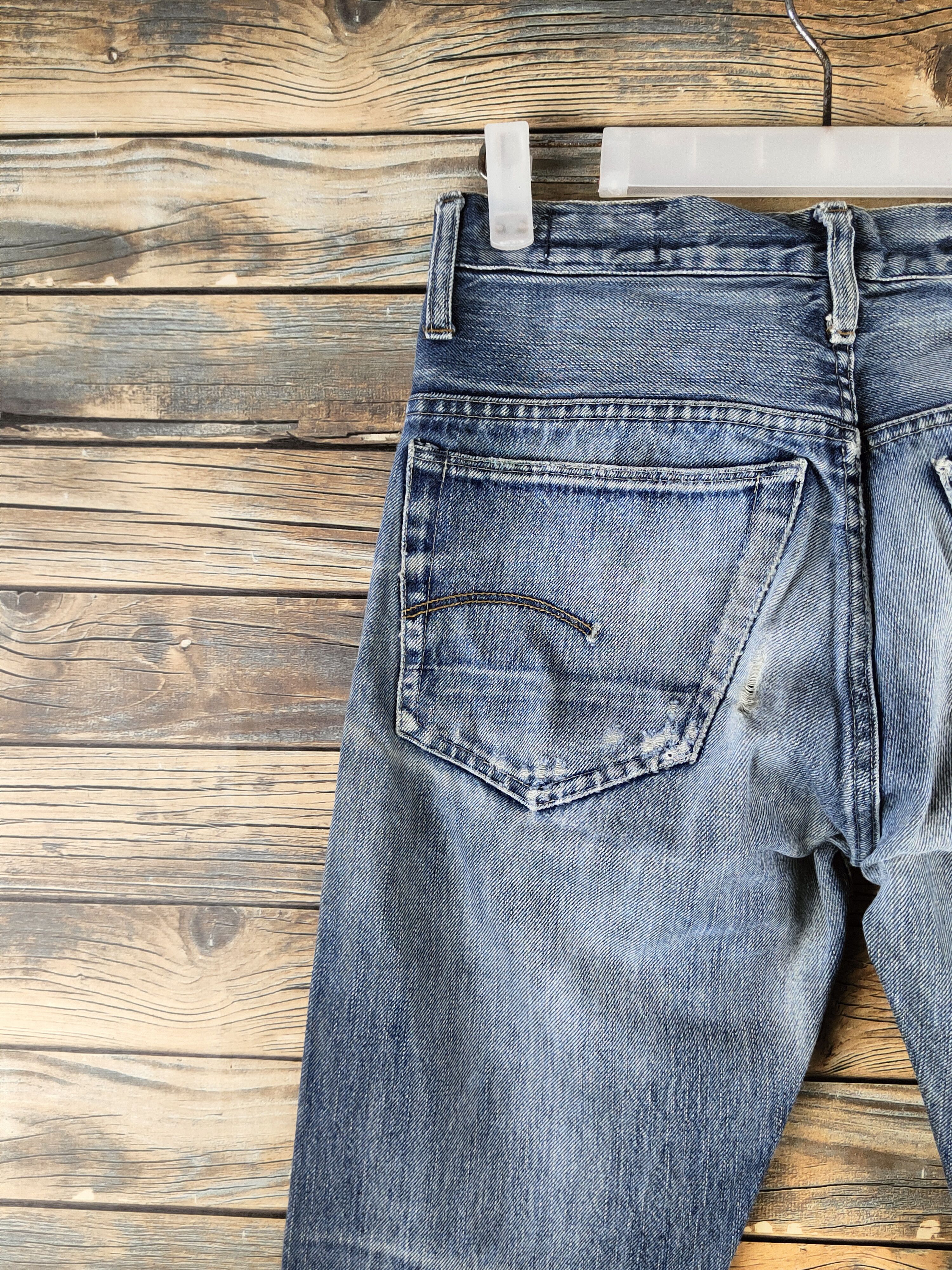 G-Star DL G-star Raw Blue Distressed Ripped Jeans #46-961 Size US 28 / EU 44 - 10 Thumbnail