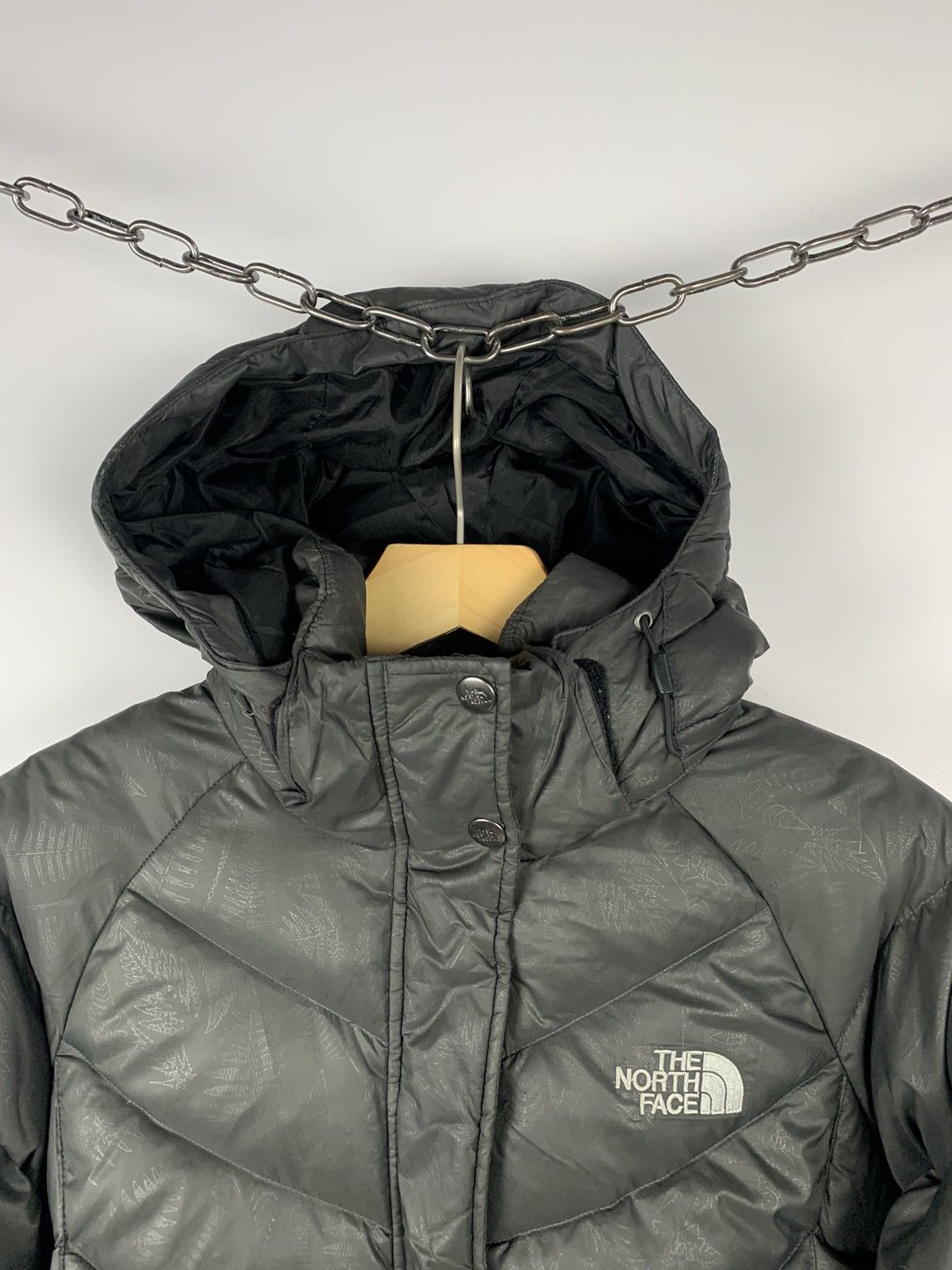 The North Face Vintage The North Face 550 Puffer Down Full Zip Jacket Hood Size S / US 4 / IT 40 - 5 Thumbnail