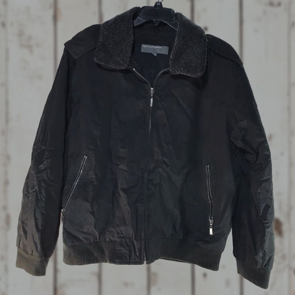 Perry Ellis Perry Ellis Portfolio Black Full Zip Quilted Insulated Jacket Mens Size L Size US L / EU 52-54 / 3 - 1 Thumbnail
