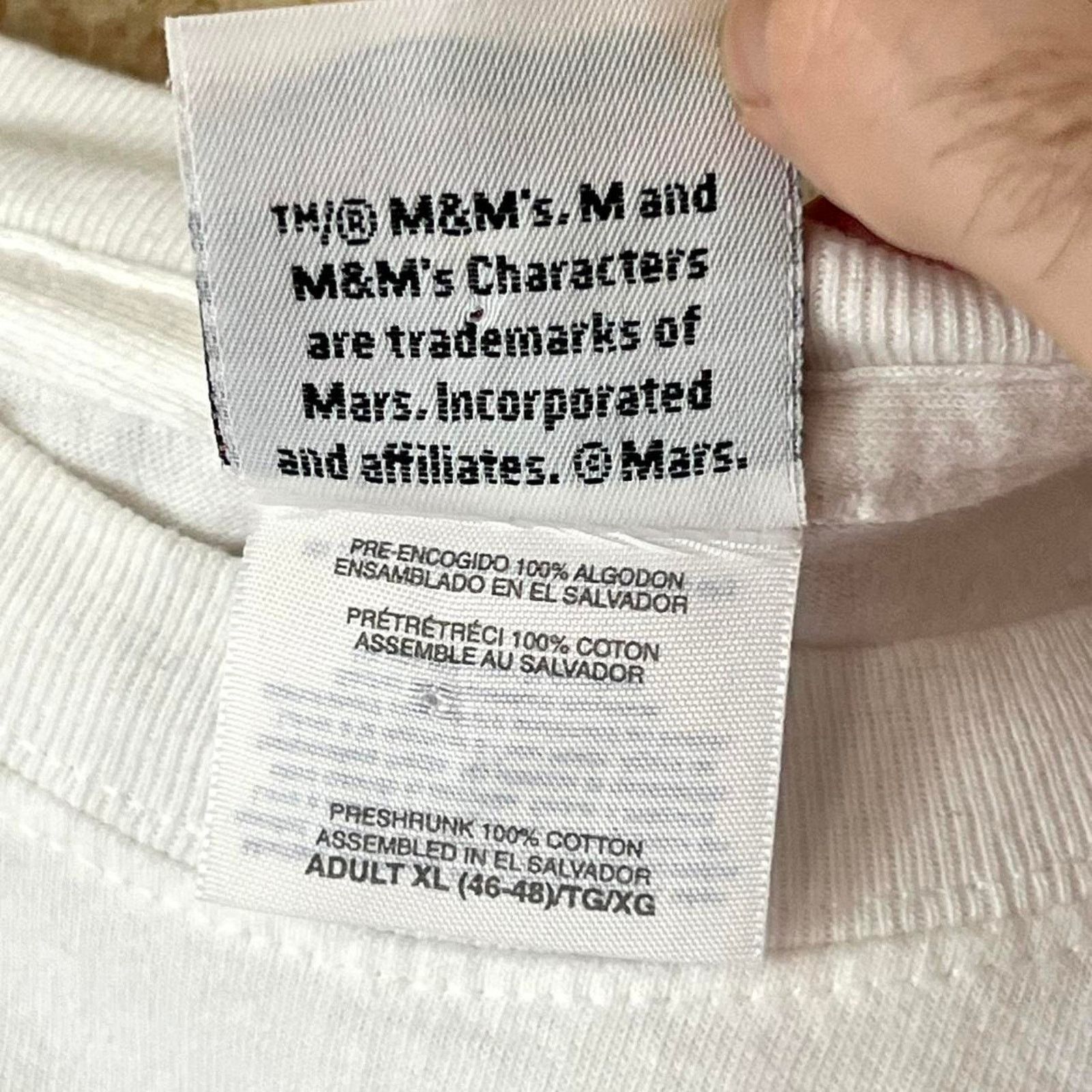 Vintage 90s M&M's Promo T-Shirt | Planet Mars Graphic | Size XL Size US XL / EU 56 / 4 - 5 Thumbnail
