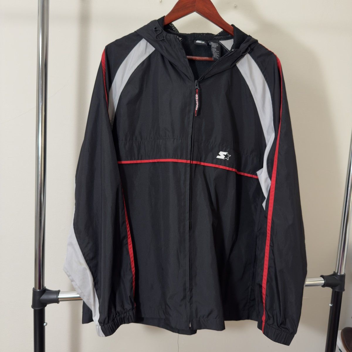 Starter Vintage 90s Starter Windbreaker Jacket Size US L / EU 52-54 / 3 - 1 Thumbnail
