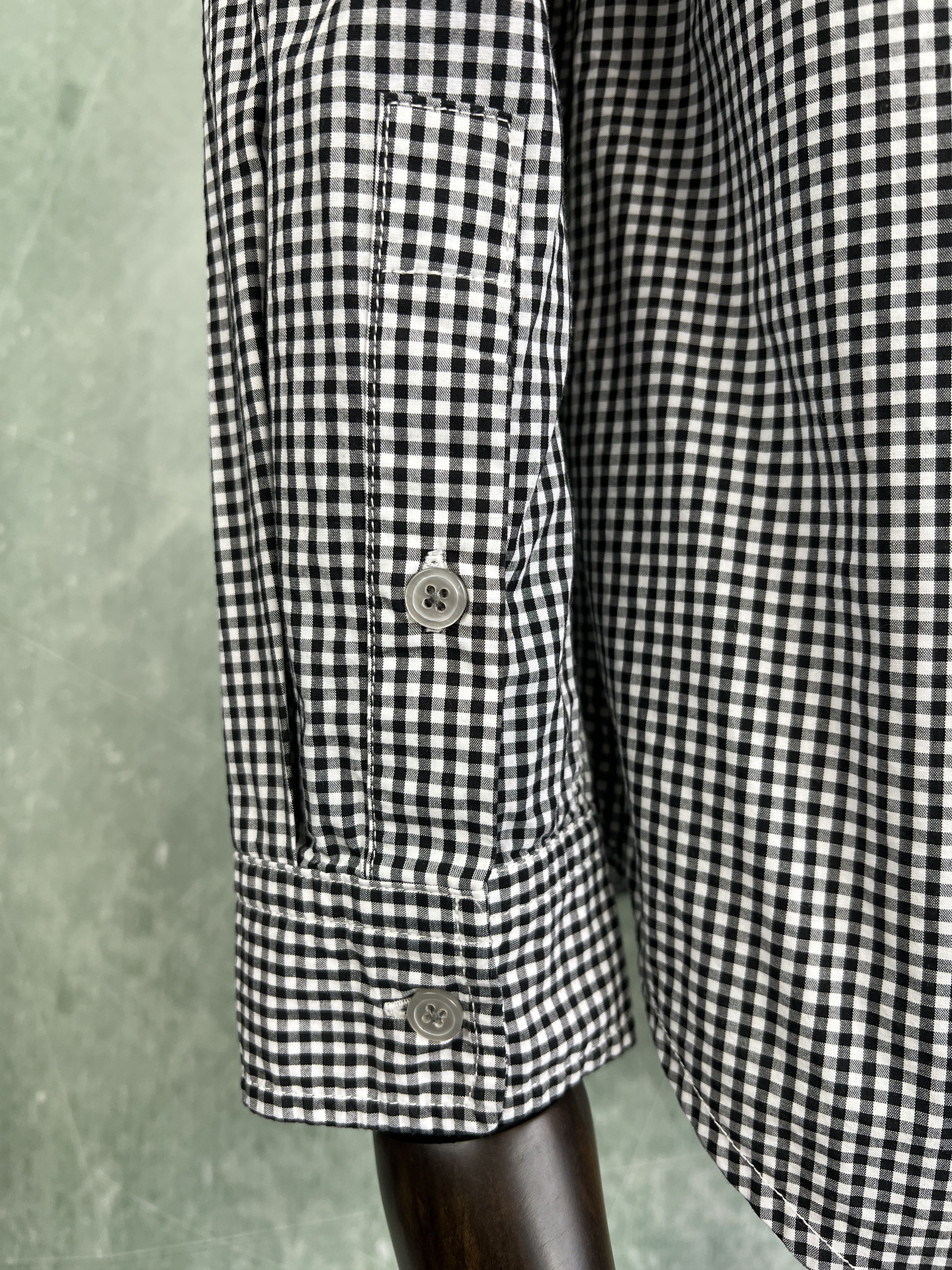 7 For All Mankind 7 For All Mankind Shirt Black White Gingham Check Sz S Size US S / EU 44-46 / 1 - 6 Thumbnail