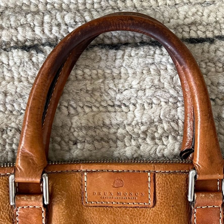 Other Vintage Artisan Leather Briefcase Unisex Full Grain Patina B Size ONE SIZE - 5 Thumbnail