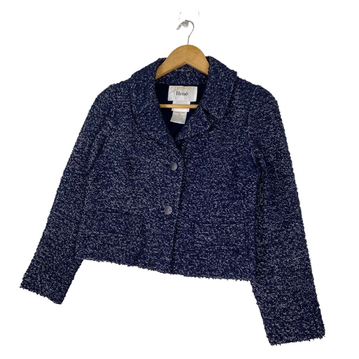 Japanese Brand DESIGNER💥RENE CROPPED JACKET Size US S / EU 44-46 / 1 - 2 Thumbnail