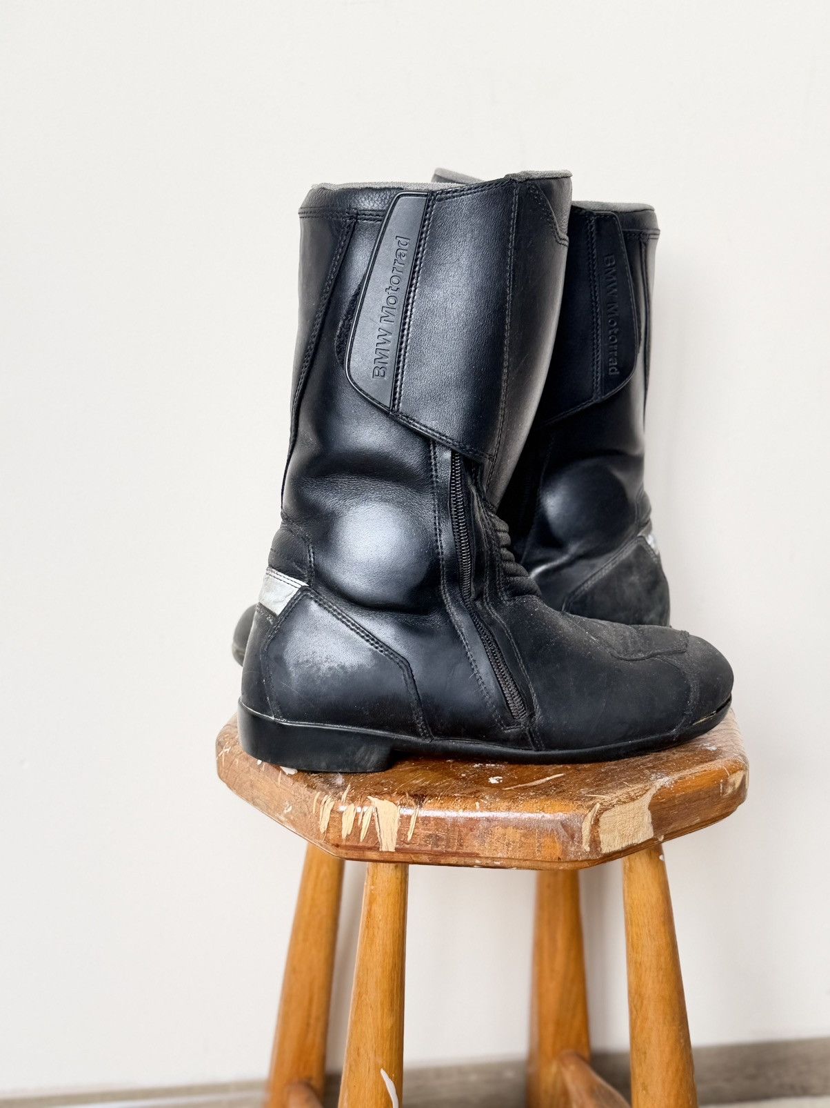 BMW High Top Boxer Boots Leather 90’s rare yohji yamamoto style Size US 7 / EU 40 - 3 Thumbnail