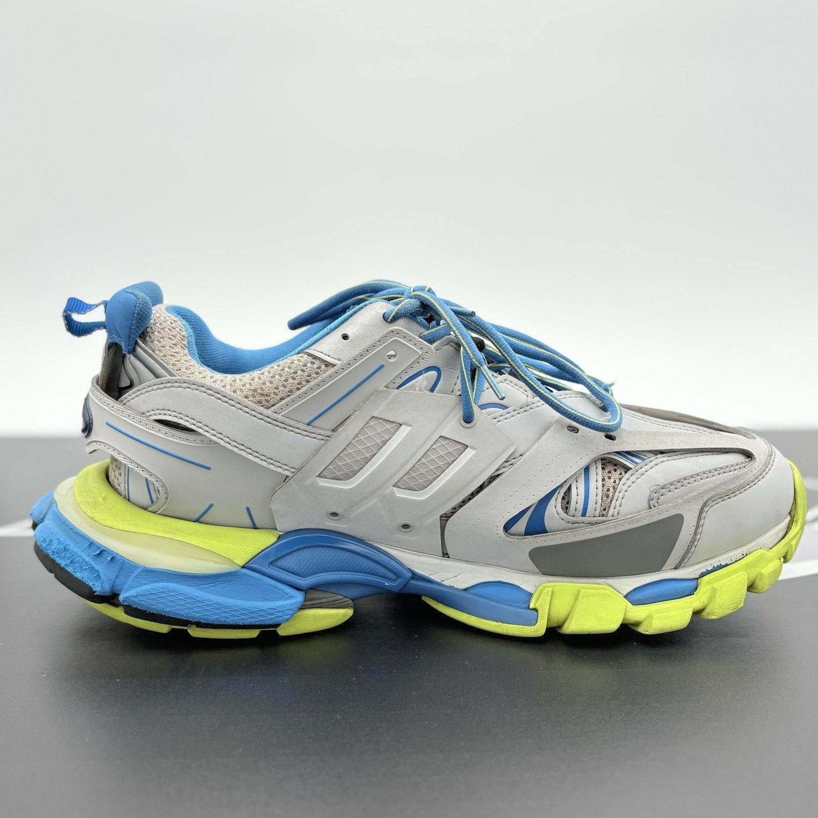 Balenciaga Balenciaga Track Sneaker ' Grey Blue ' | GOOD CONDITION! Size US 10 / EU 43 - 11 Thumbnail