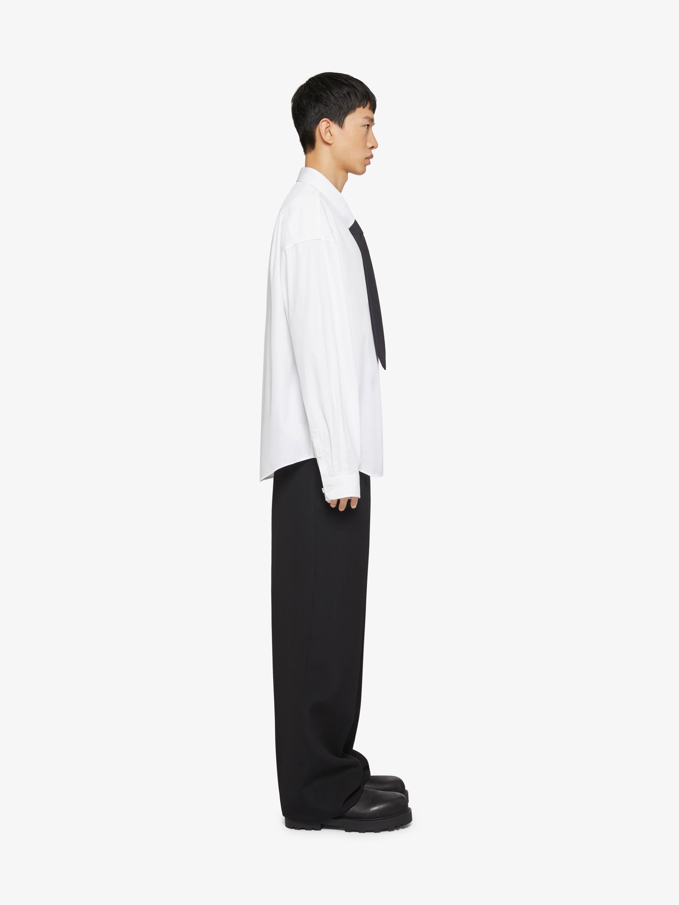 Givenchy o1w1db10925 Long Sleeve Shirt Without Pocket in White Size US S / EU 44-46 / 1 - 3 Thumbnail