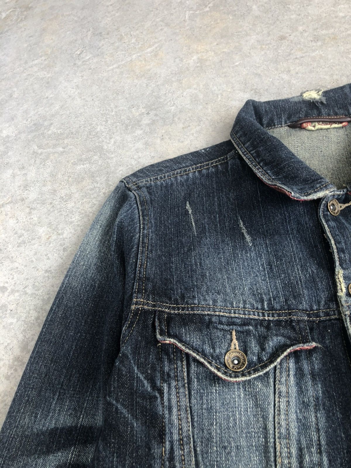Japanese Brand Japanese Gumu Sashiko jacket Denim Jacket Patchwork Size US M / EU 48-50 / 2 - 5 Thumbnail