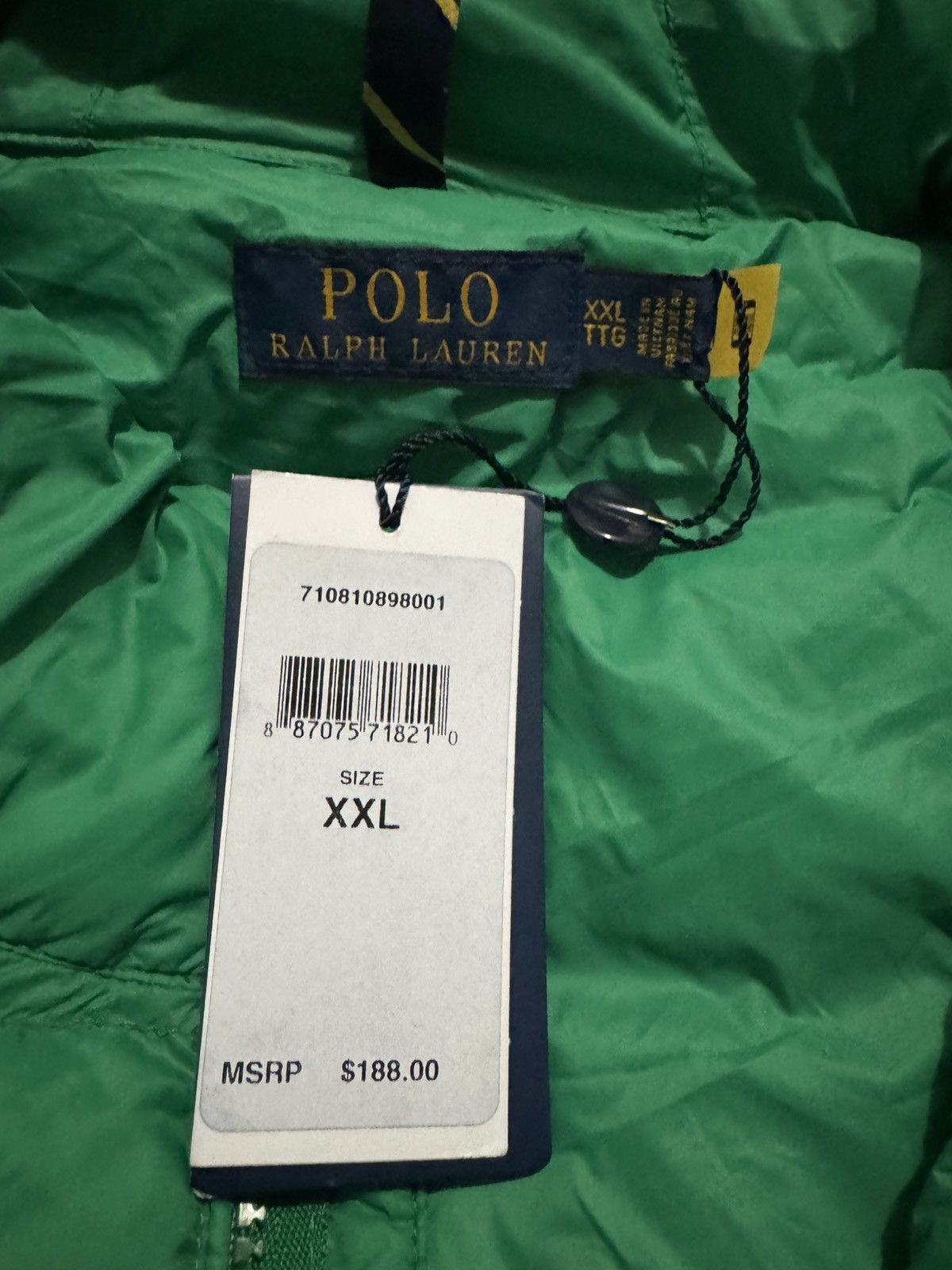 Polo Ralph Lauren Polo Ralph Lauren XXL Green Vest Size US XXL / EU 58 / 5 - 2 Thumbnail