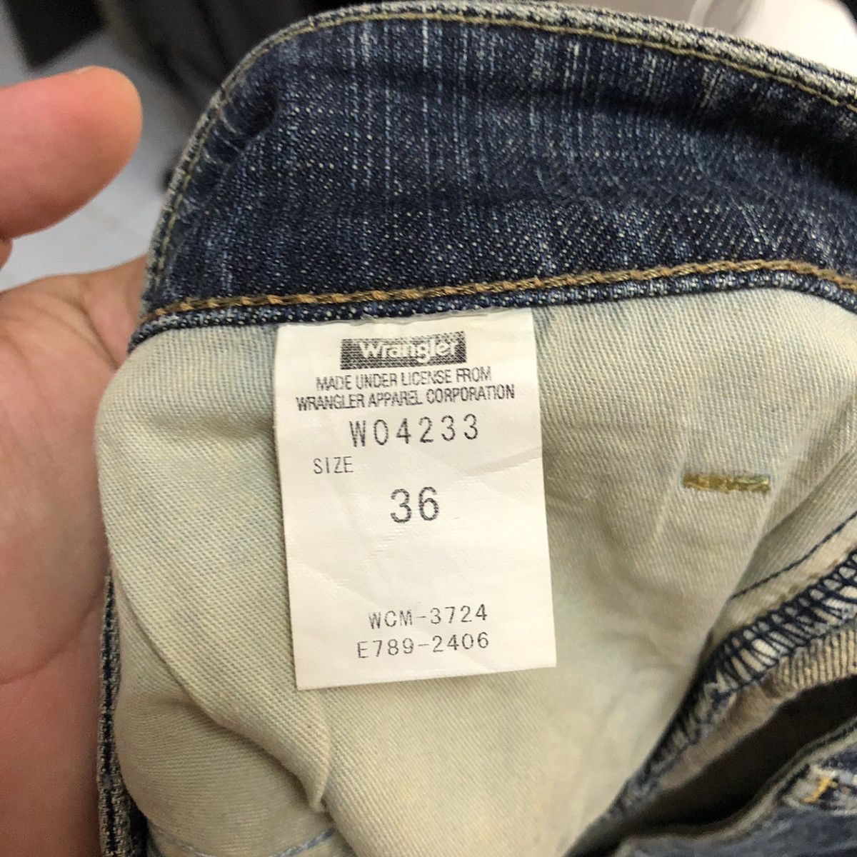 Wrangler Wrangler Blue vintage ripped Distressed Denim Pants #A2381 Size US 36 / EU 52 - 23 Thumbnail