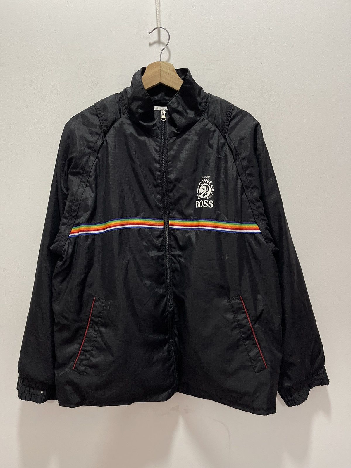 Japanese Brand × Vintage VINTAGE SUNTORY COFFEE BOSS LOGO DETACHABLE LIGHT JACKET Size US L / EU 52-54 / 3 - 1 Thumbnail