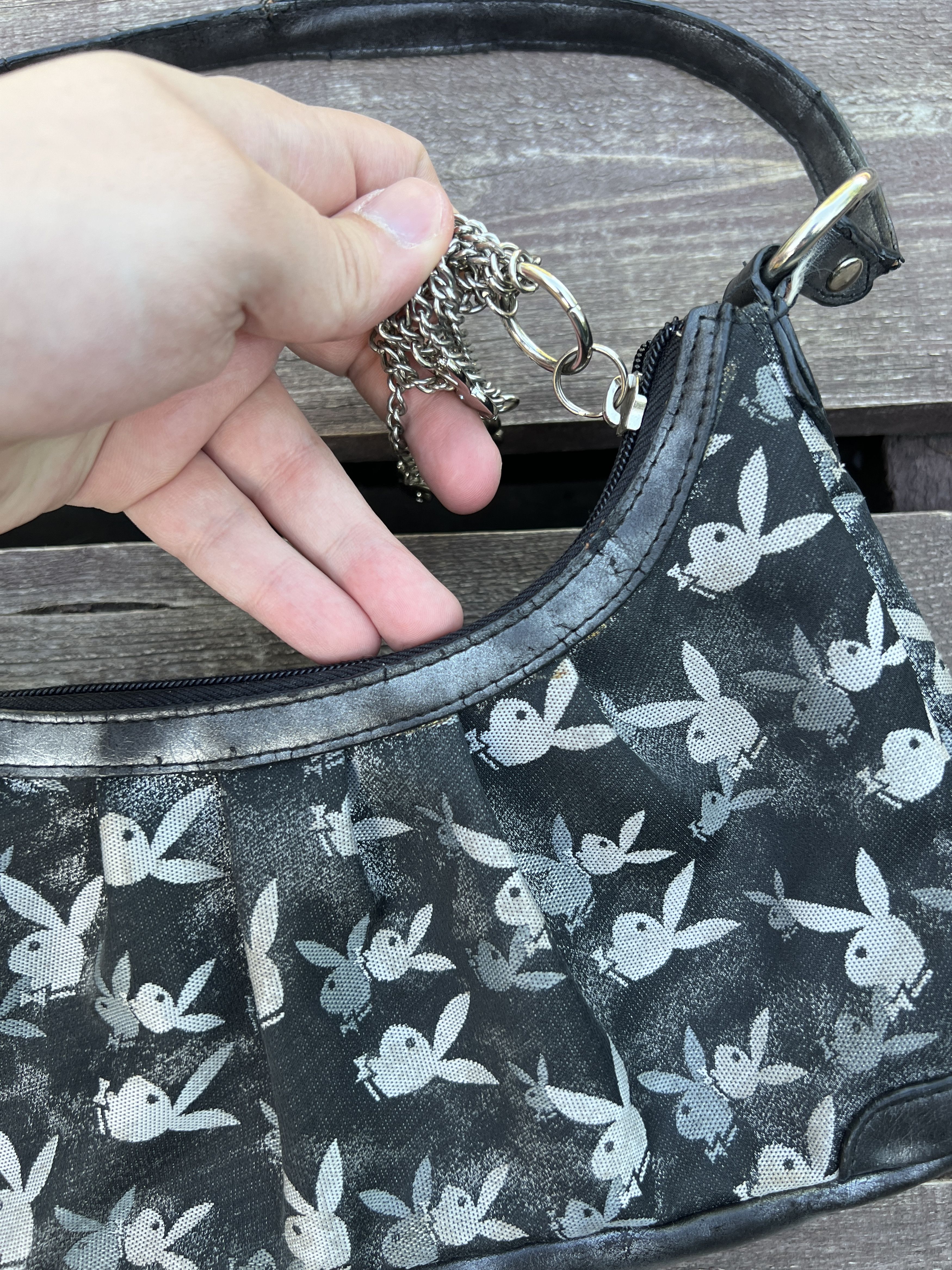 Playboy × Vintage Playboy Vintage Y2K Monogram Logo Bag Size ONE SIZE - 6 Thumbnail