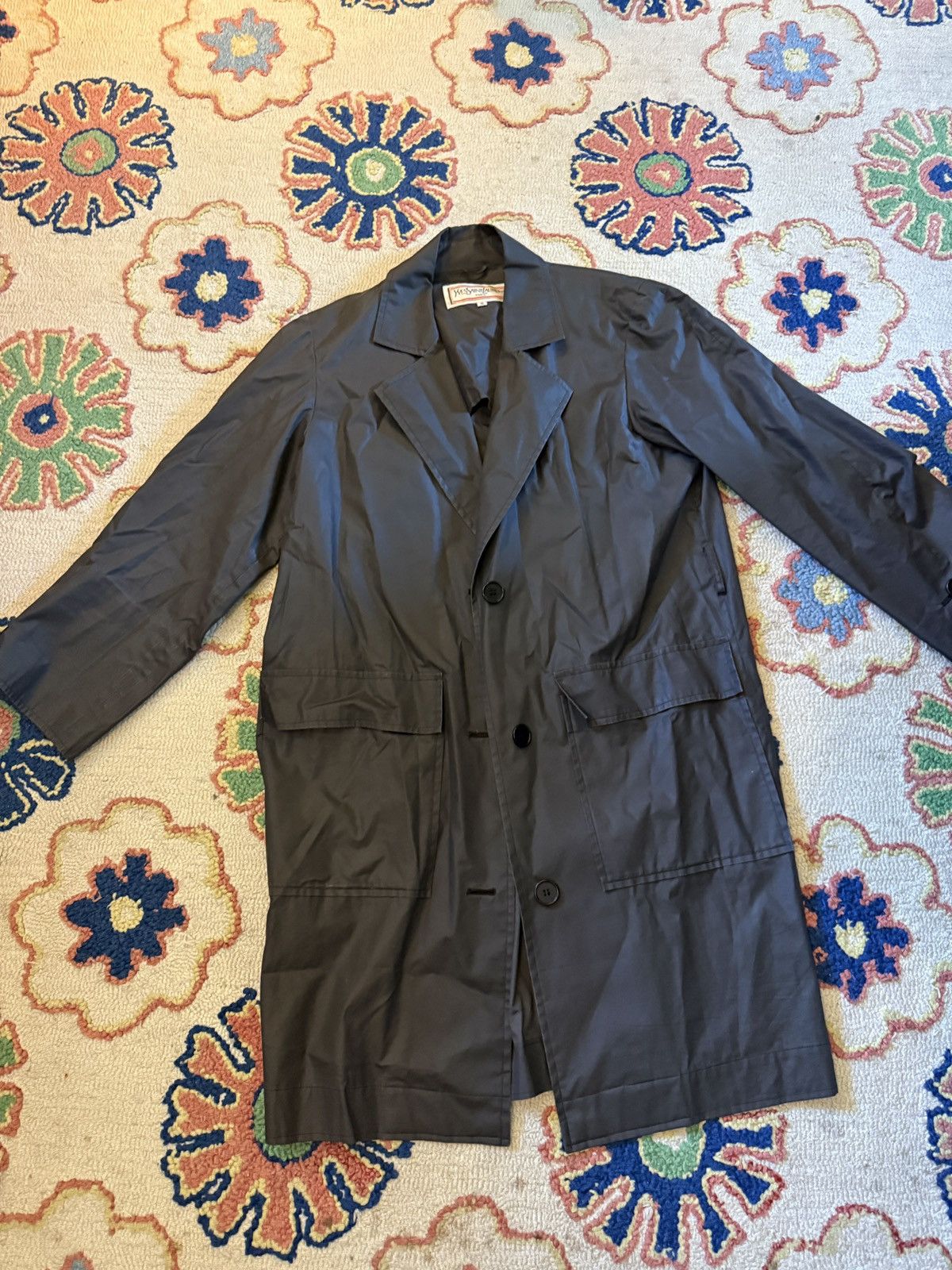 Yves Saint Laurent Yves Saint Laurent Grey Overcoat Size US S / EU 44-46 / 1 - 3 Thumbnail