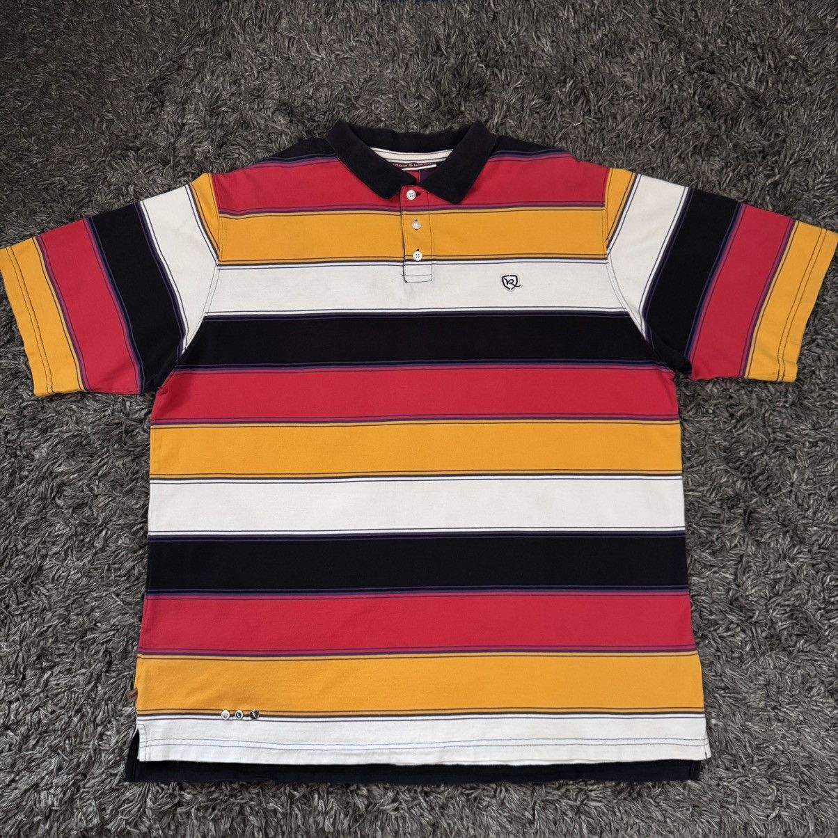 Rocawear Rocawear Striped Y2K Polo Shirt Size US XL / EU 56 / 4 - 5 Thumbnail