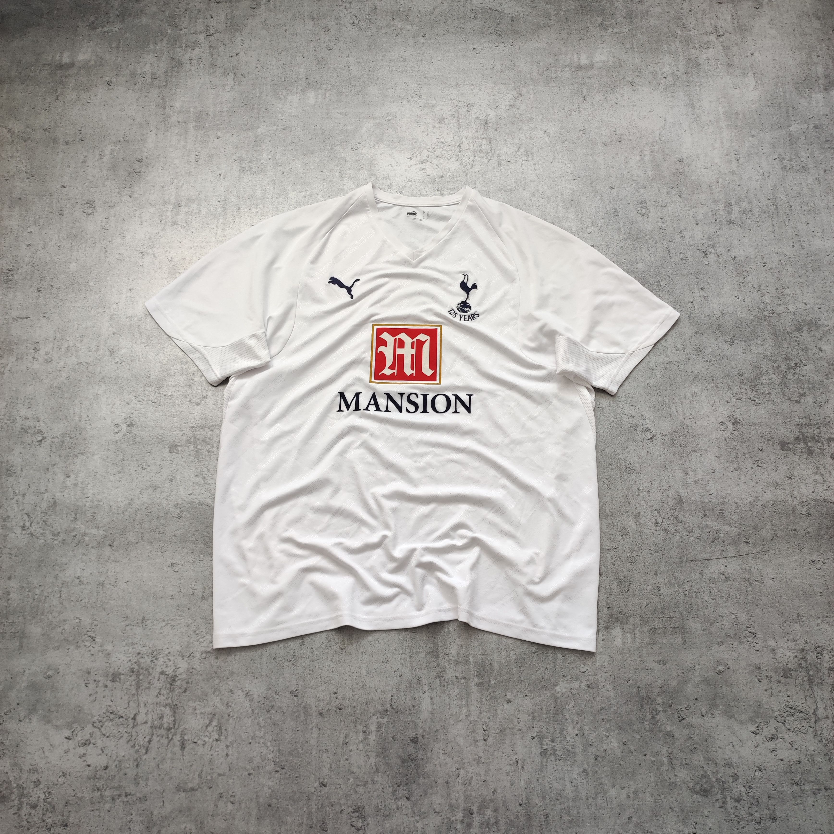 Vintage RARE 2007 Tottenham London 125yrs Home Puma Jersey