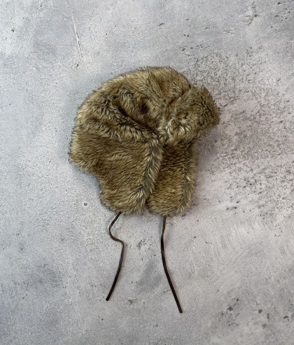 Japanese Brand Vintage hype Ushanka mohair Y2K Fuzzy opium rare hat ...