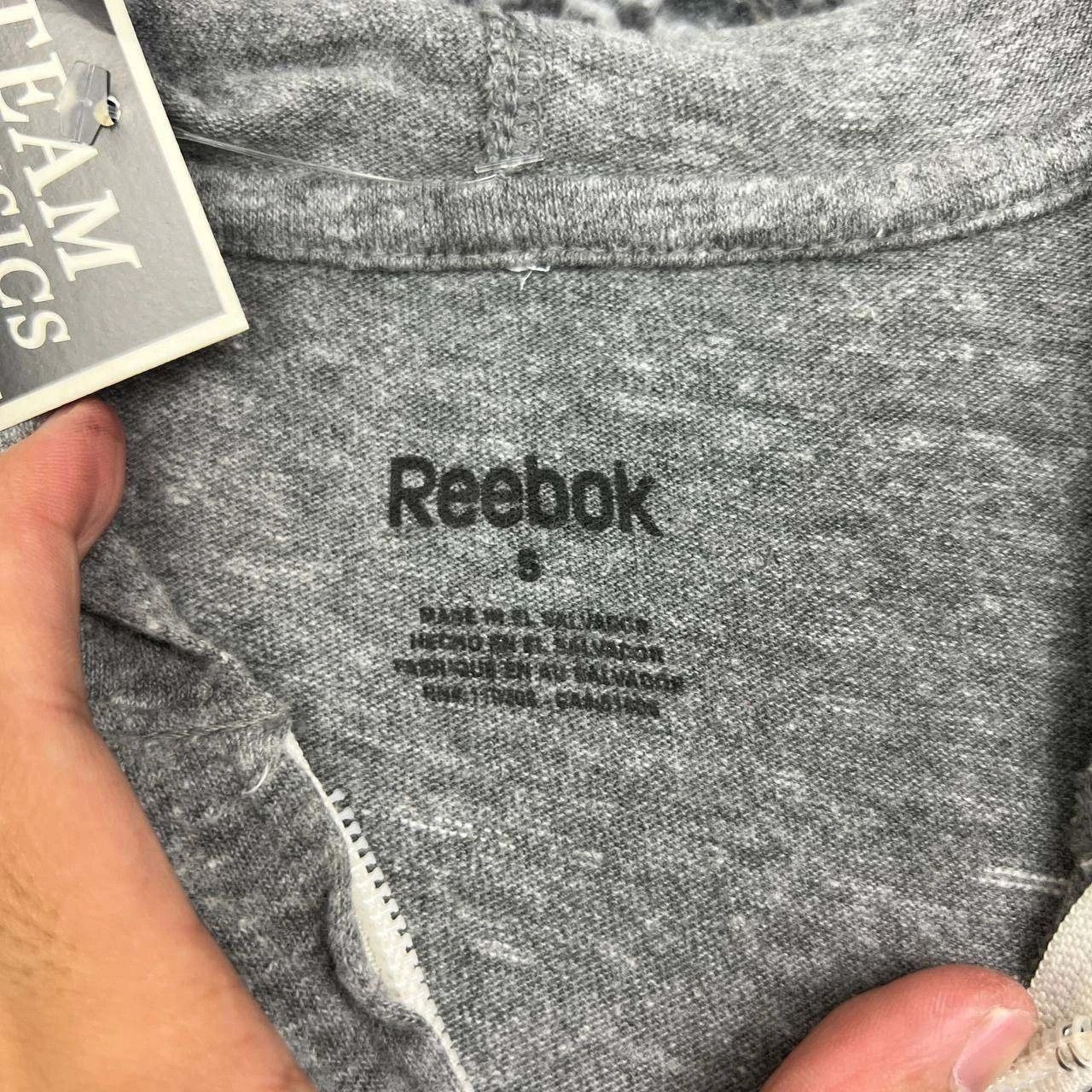 Reebok Edmonton Oilers Hoodie Women Gray Full Zip Long Sleeve New S Size S / US 4 / IT 40 - 2 Thumbnail