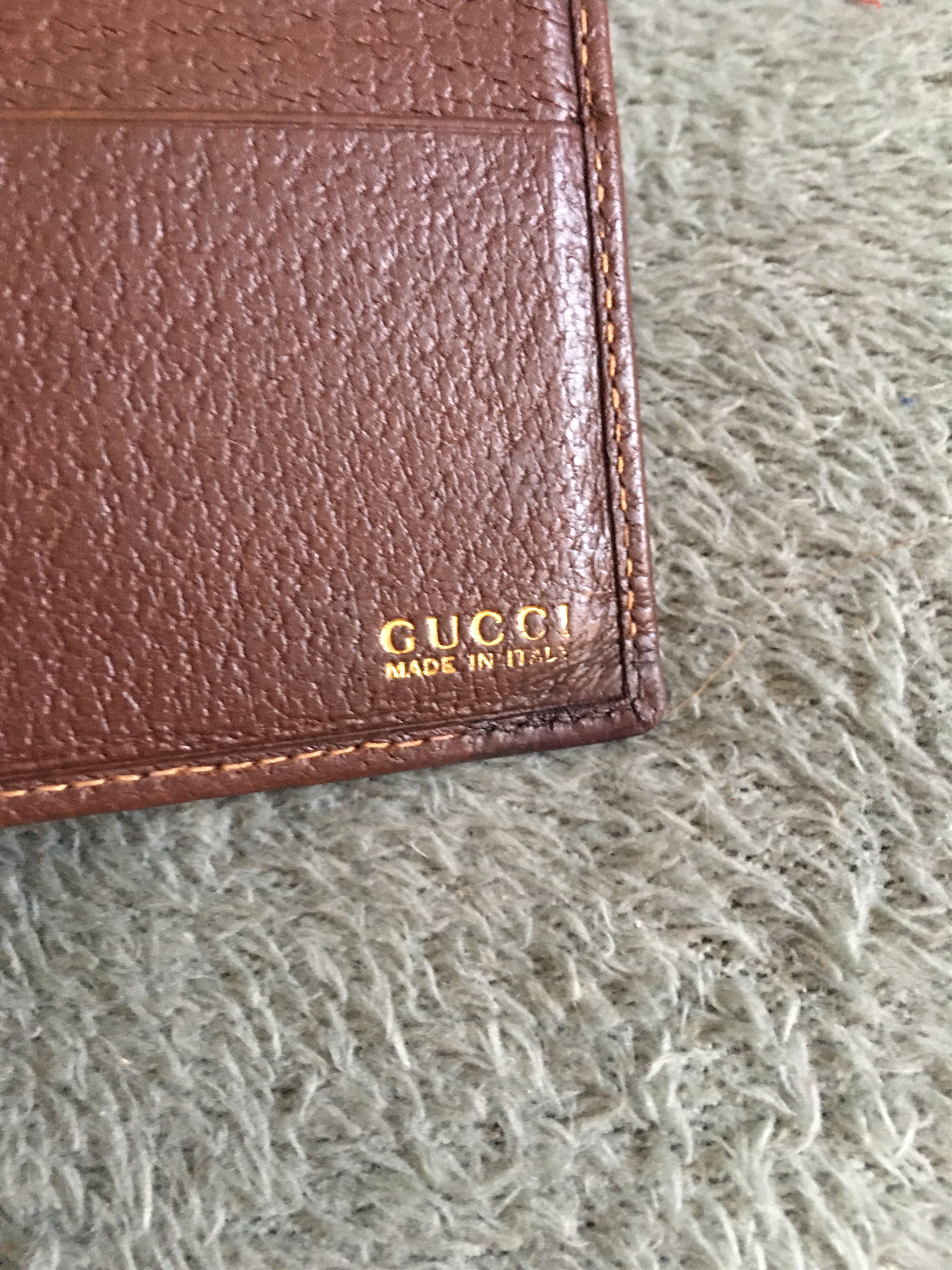 Gucci × Vintage GUCCI Vintage Mens Leather Long Wallet Brown Size ONE SIZE - 4 Thumbnail
