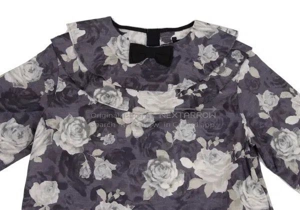 Comme des Garcons Comme des Garcons Grey Retro Flower Bow Top Size M / US 6-8 / IT 42-44 - 4 Thumbnail