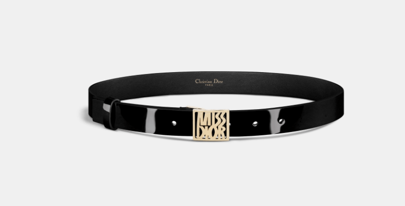 Dior o1w1db10525 Size : OS / B0594O Miss Dior Belt in Black Size ONE SIZE - 2 Thumbnail