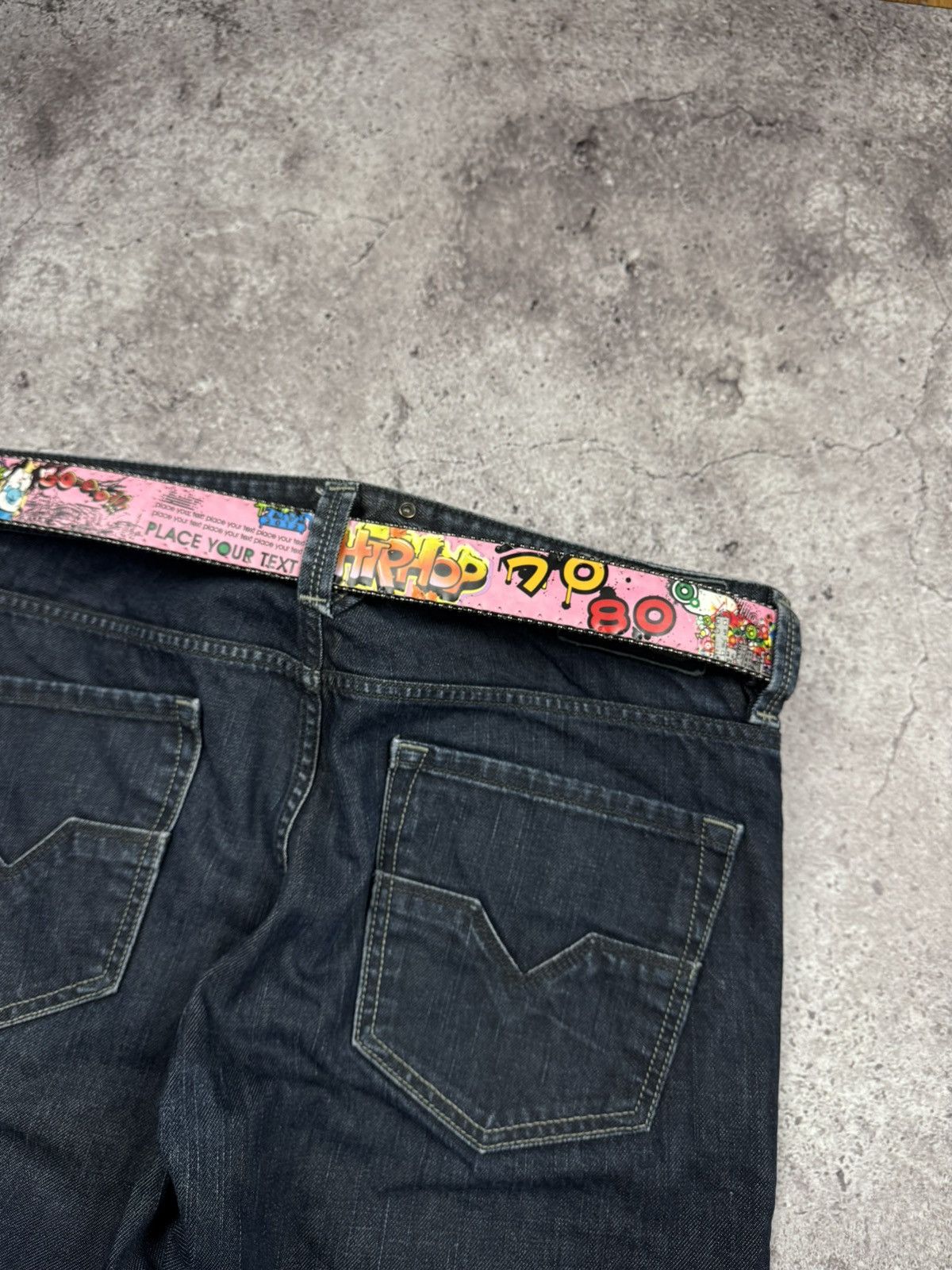 Japanese Brand 00’s NUMBER NINE STYLE GRAFFITI SKULL RARE Y2K BELT VINTAGE Size ONE SIZE - 7 Thumbnail