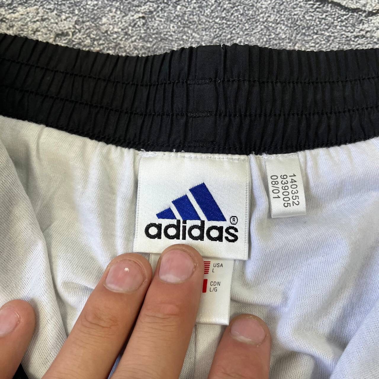 Adidas Vintage 90s Adidas Nylon Windbreaker Track Pants Men's Size US 35 - 6 Thumbnail