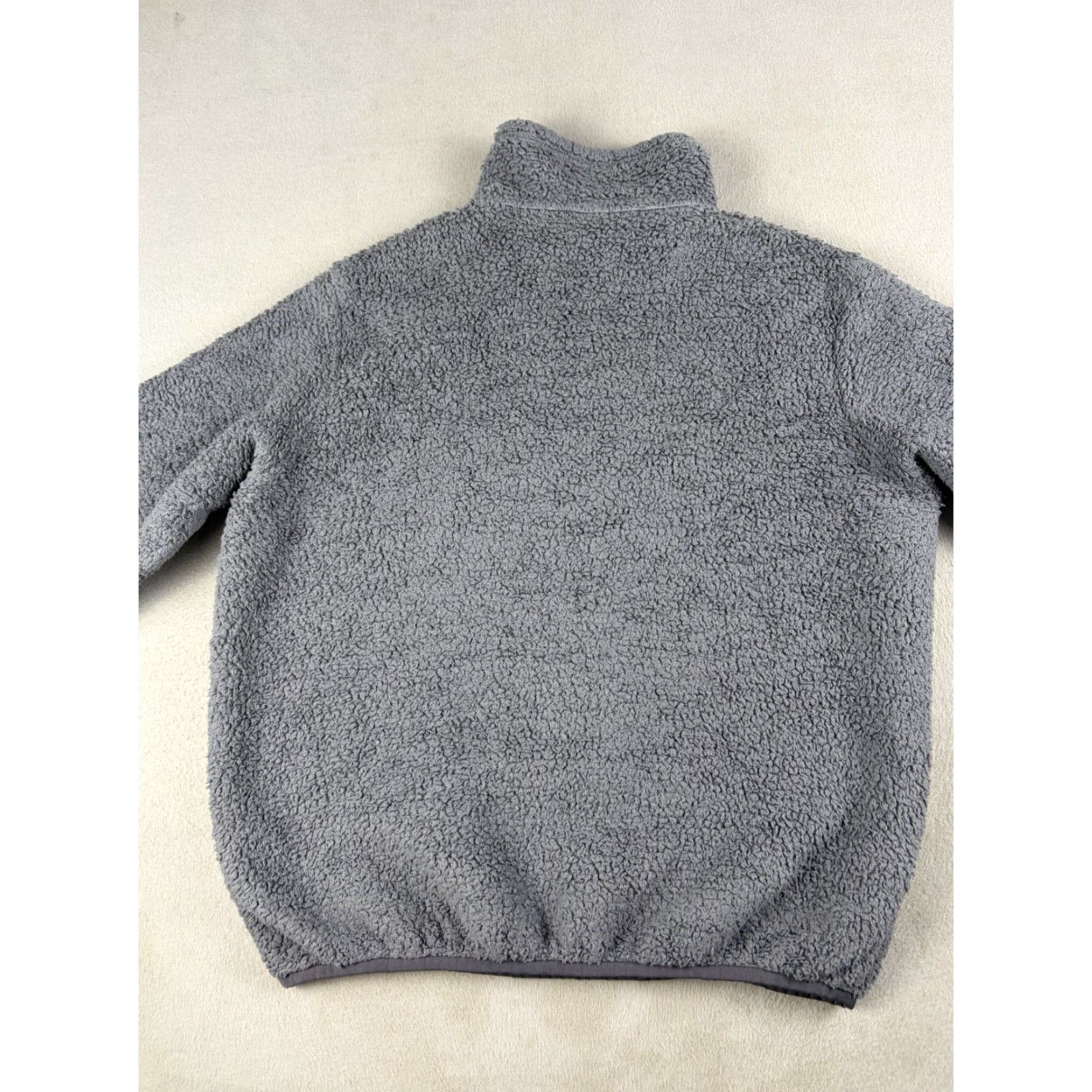 Patagonia Patagonia Sweater Women’s L Gray Fleece Mock Neck Logo Zipper Outdoor Pullover Long Sleeve Quarter Zip Size L / US 10 / IT 46 - 6 Thumbnail