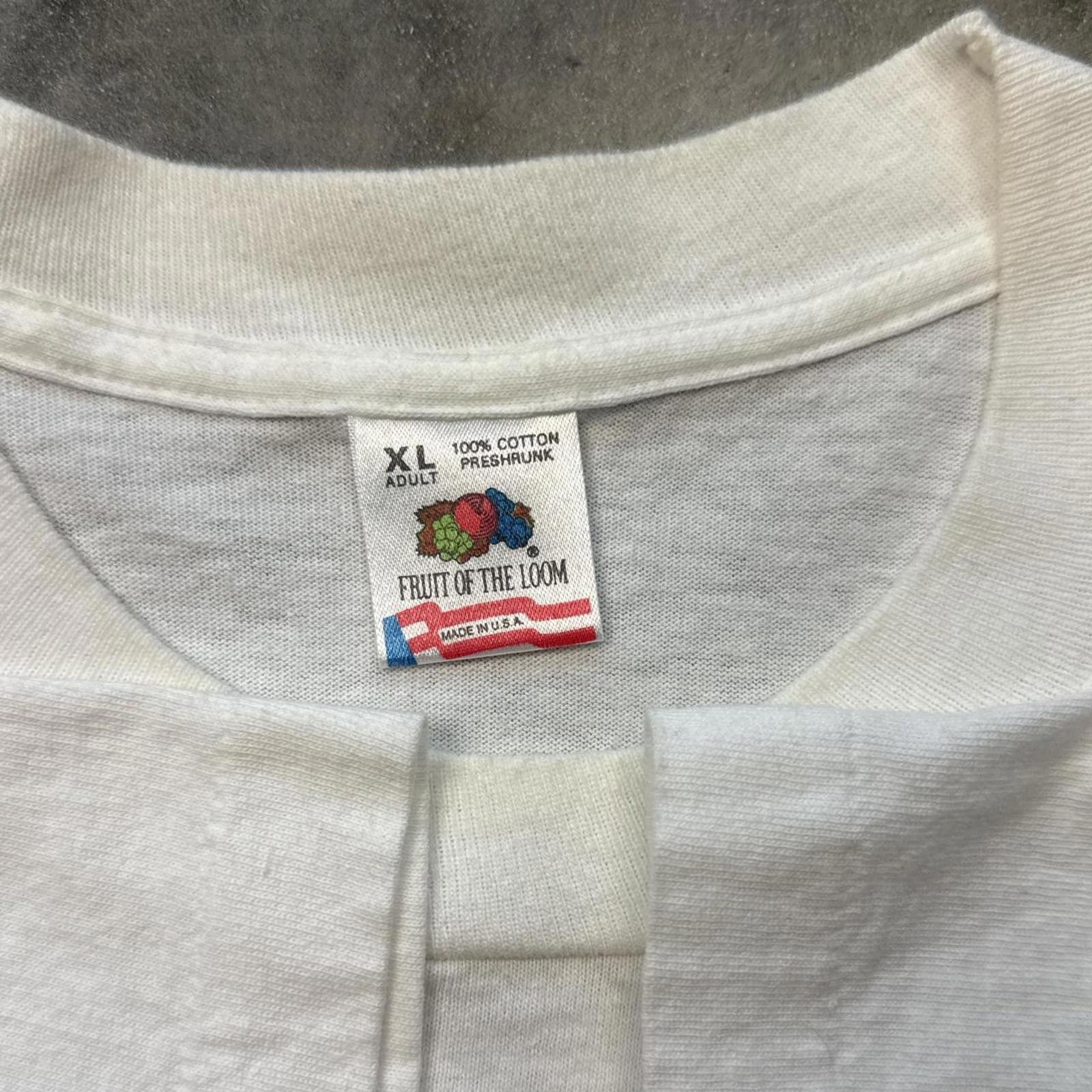Fruit Of The Loom MBL Blue Jays Vs Braves 1992 "The First World Series" TShirt Size US XL / EU 56 / 4 - 5 Thumbnail