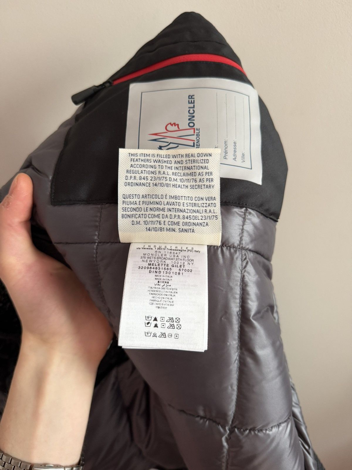 Moncler Moncler Grenoble Silver Gradient Down Melette Gilet Vest Size S / US 4 / IT 40 - 10 Thumbnail