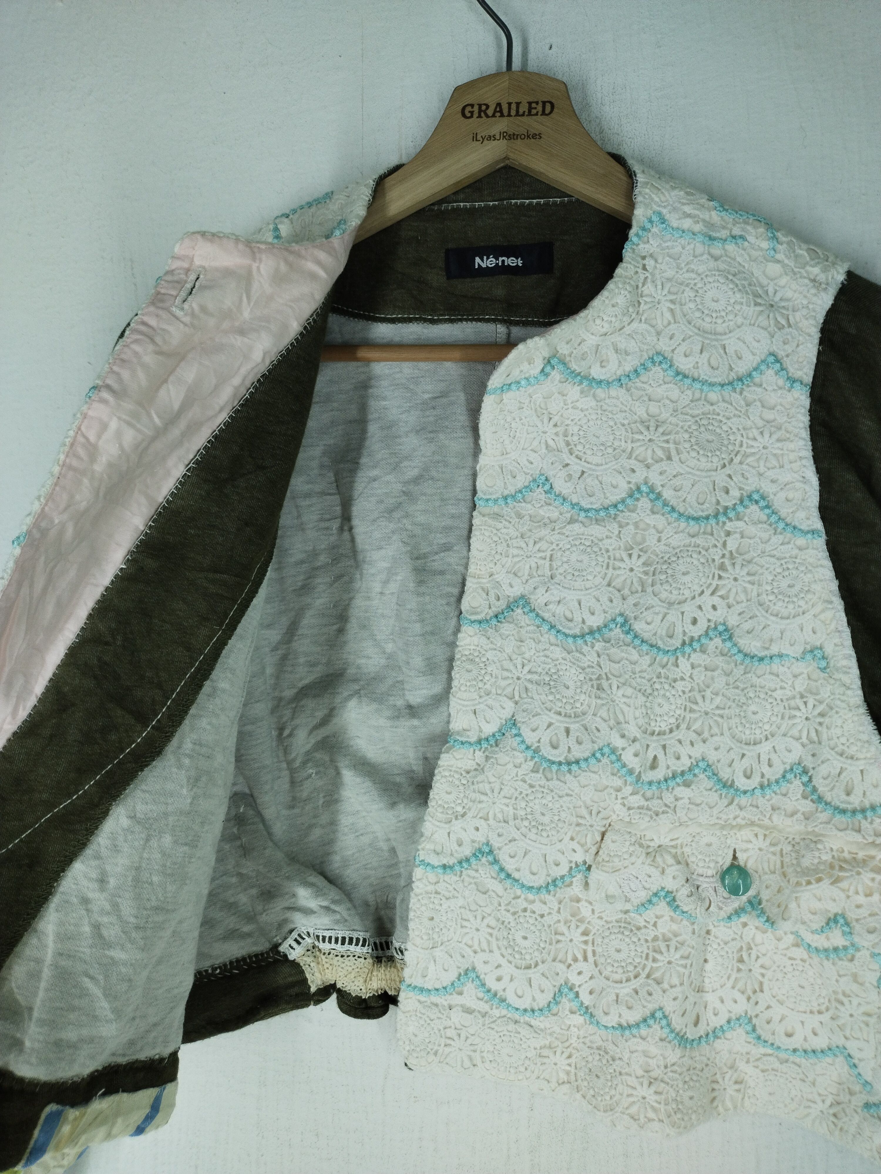Ne-Net Vintage Ne-Net by Issey Miyake Baggy Quilted Coat Jacket Size M / US 6-8 / IT 42-44 - 6 Thumbnail