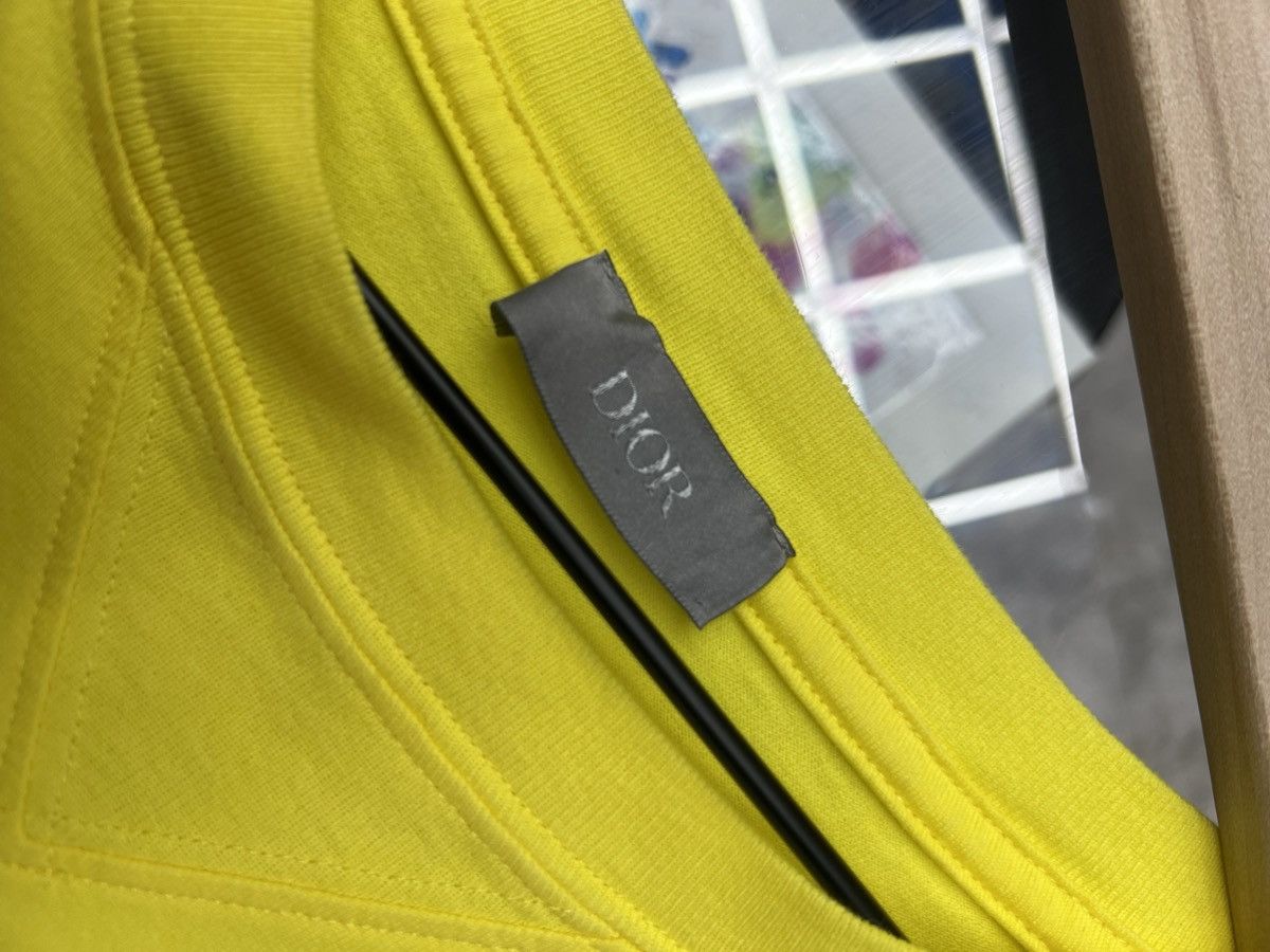 Dior Dior Yellow Tee Shirt Size US XL / EU 56 / 4 - 6 Thumbnail