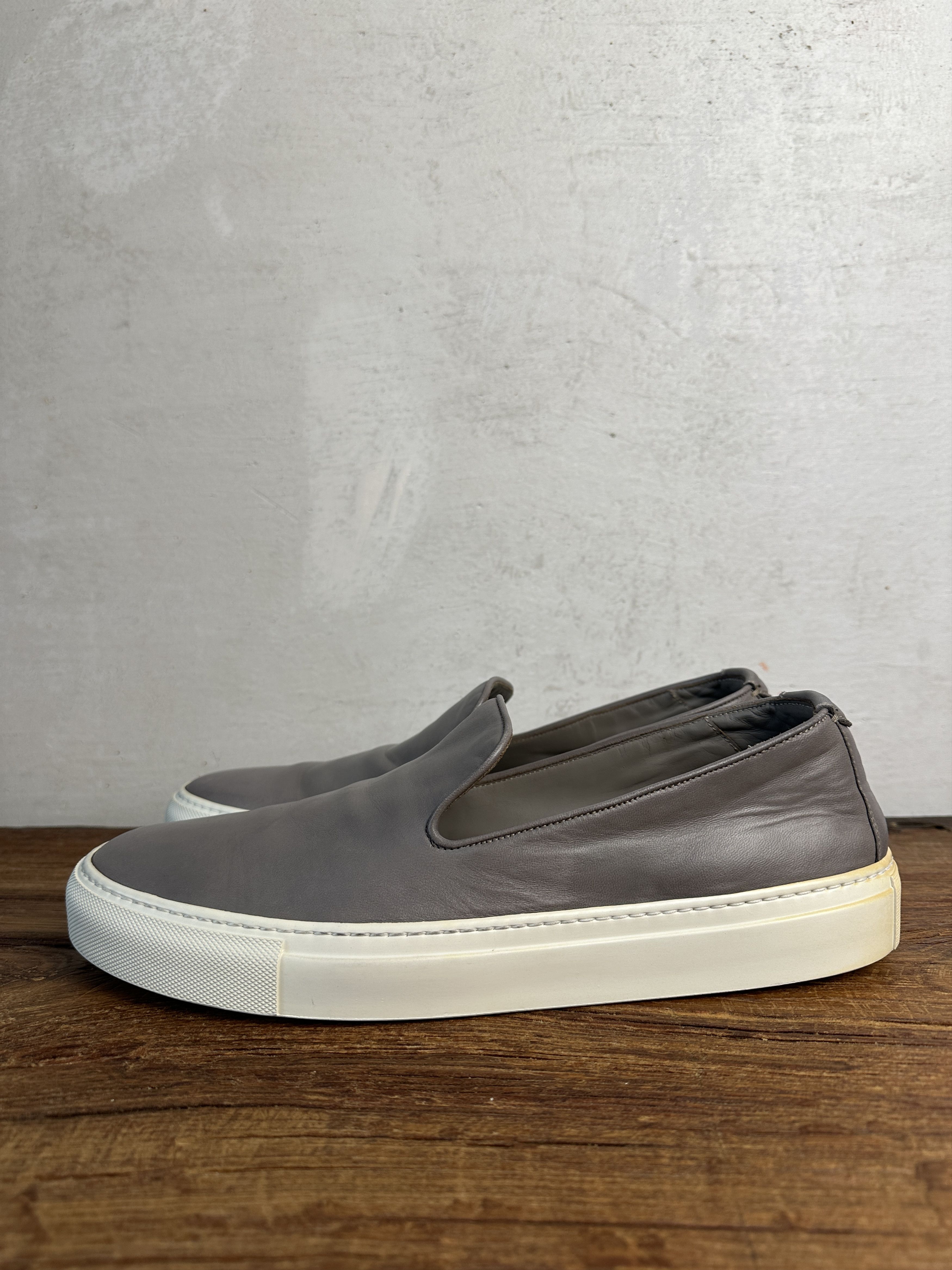 Saint Laurent Paris Yves Saint Laurent Leather Slip Ons Size US 10.5 / EU 43-44 - 2 Thumbnail
