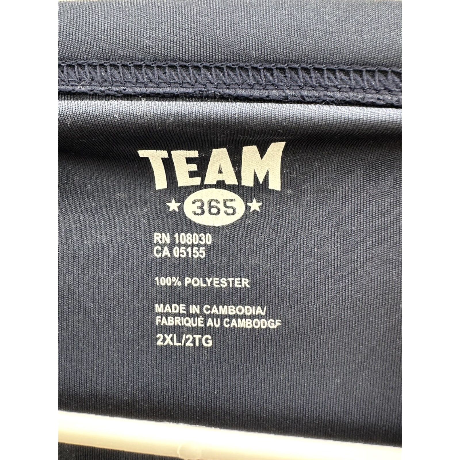 Vintage Team 365 Shirt 2XL Short Sleeve Automotive Painters Work Blue Mens T-Shirt 365 Car USA Logo 2019 Size US XXL / EU 58 / 5 - 4 Thumbnail