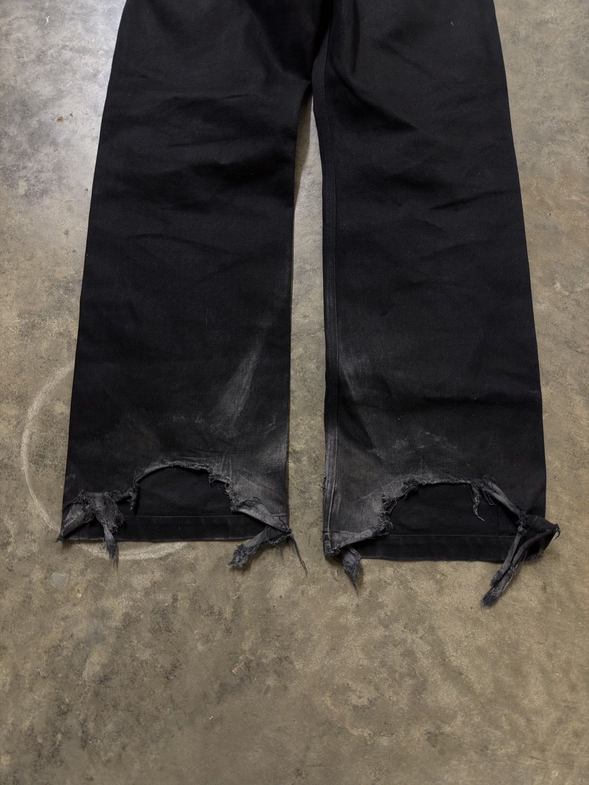 Rick Owens Rick Owens FW23 ‘Luxor’ Japanese Geth Baggy Cargo Jeans Size US 31 - 5 Thumbnail