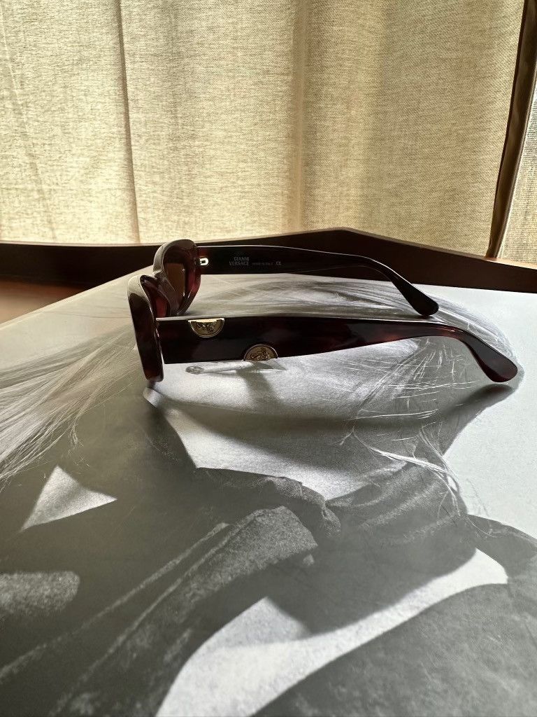 Versace Gianni Versace 1996 Vintage Sunglasses Black Medusa Size ONE SIZE - 2 Thumbnail