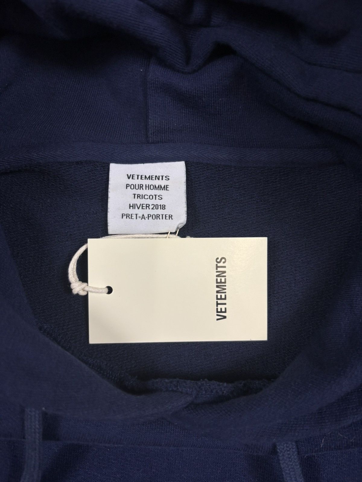 Vetements Vetements Stoner Hoodie, Blue Size US M / EU 48-50 / 2 - 3 Thumbnail