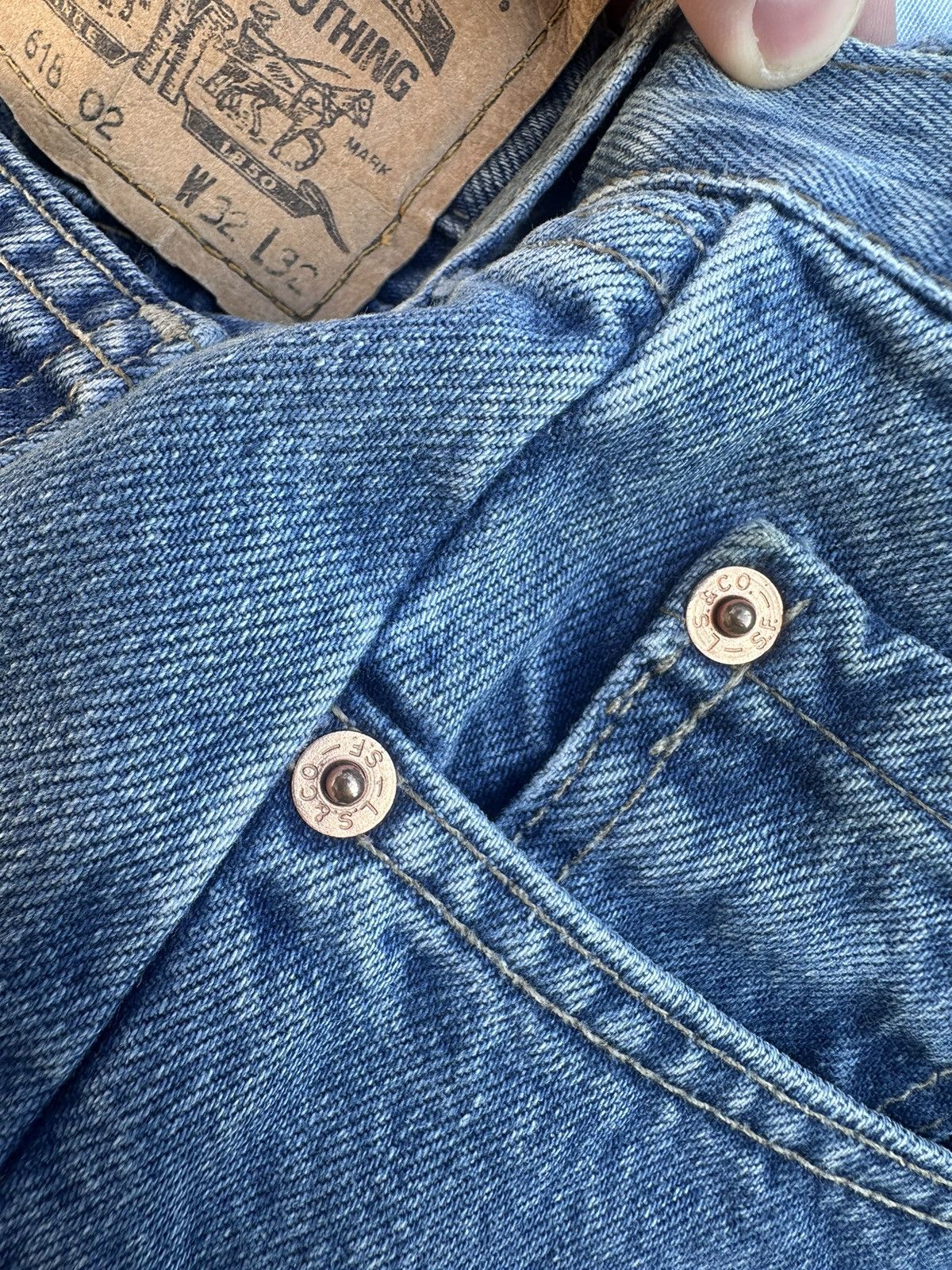 Levi's Vintage Clothing Vintage Levi’s orange tab jeans denim size 32 made in UK Size US 30 / EU 46 - 10 Thumbnail